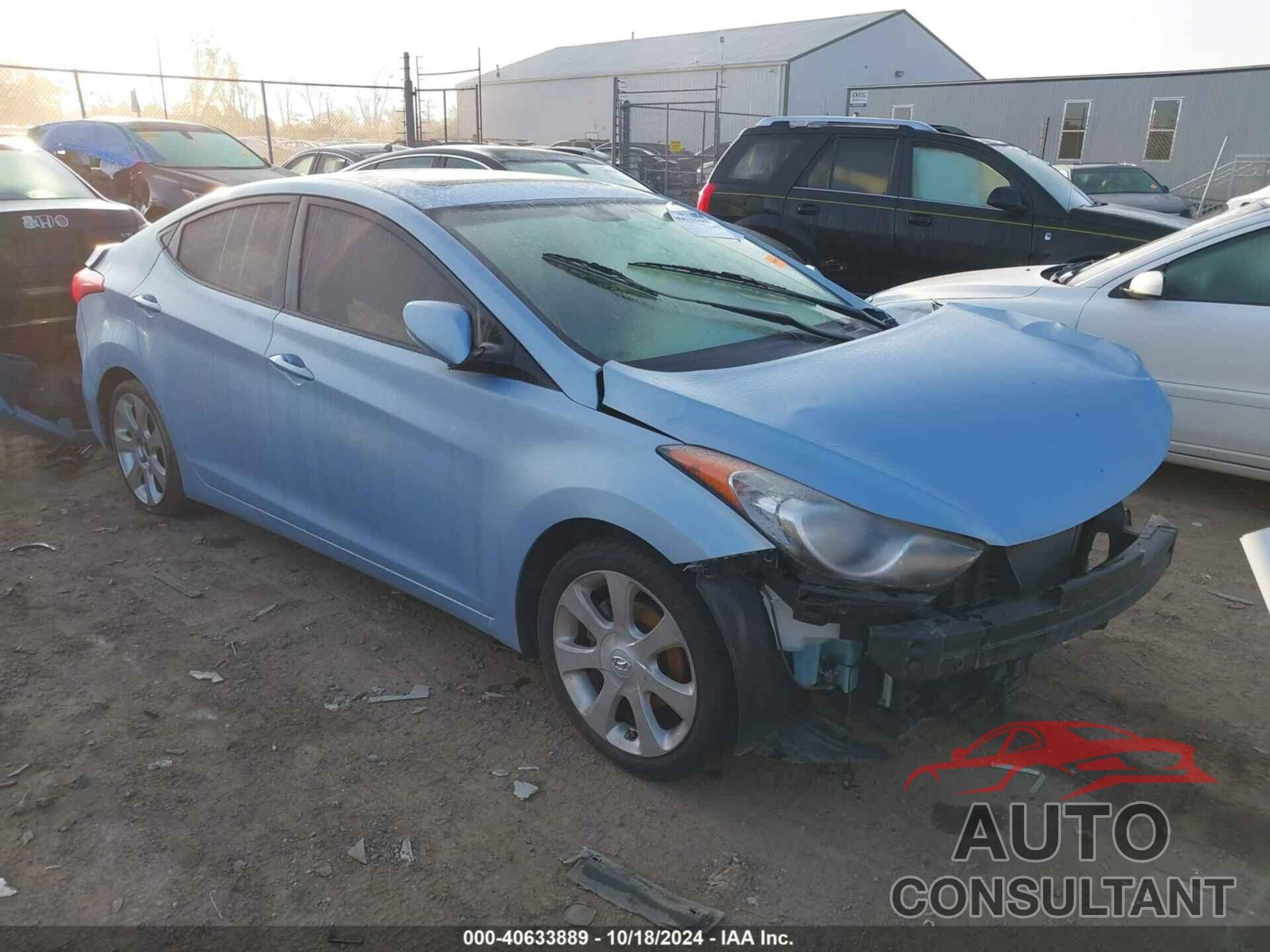 HYUNDAI ELANTRA 2011 - KMHDH4AE3BU130213