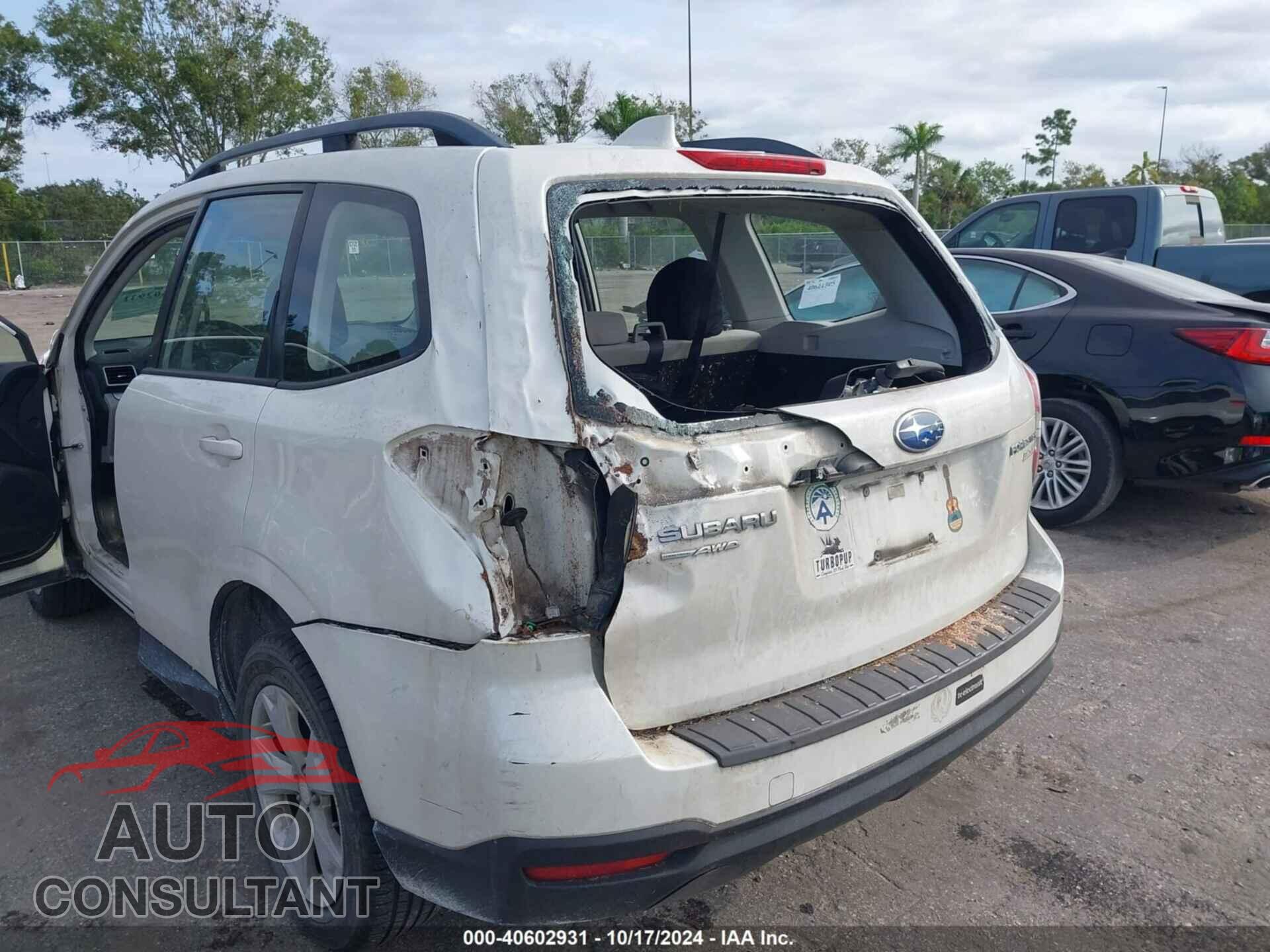 SUBARU FORESTER 2016 - JF2SJABC8GH549333