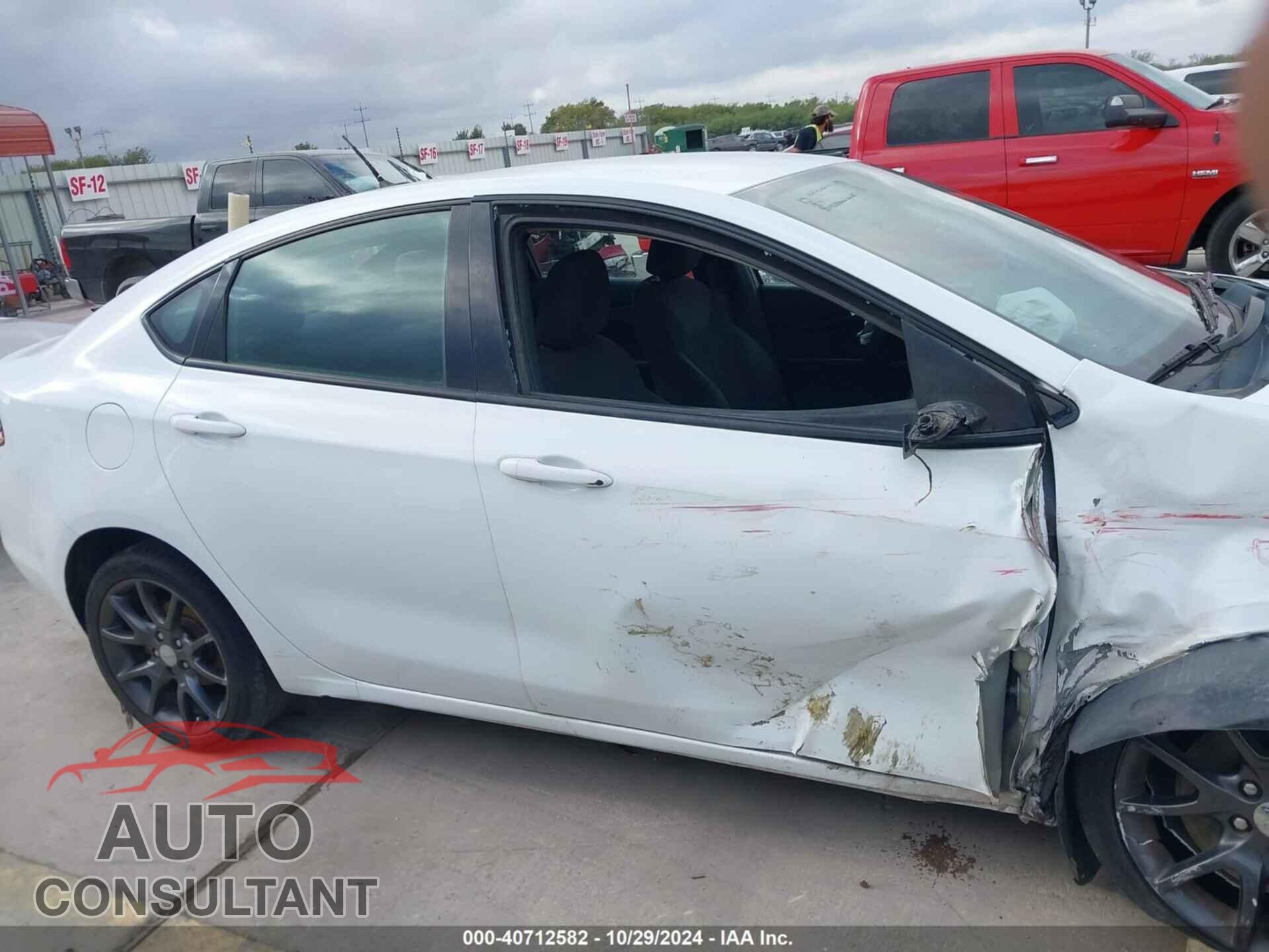 DODGE DART 2015 - 1C3CDFAA0FD378322