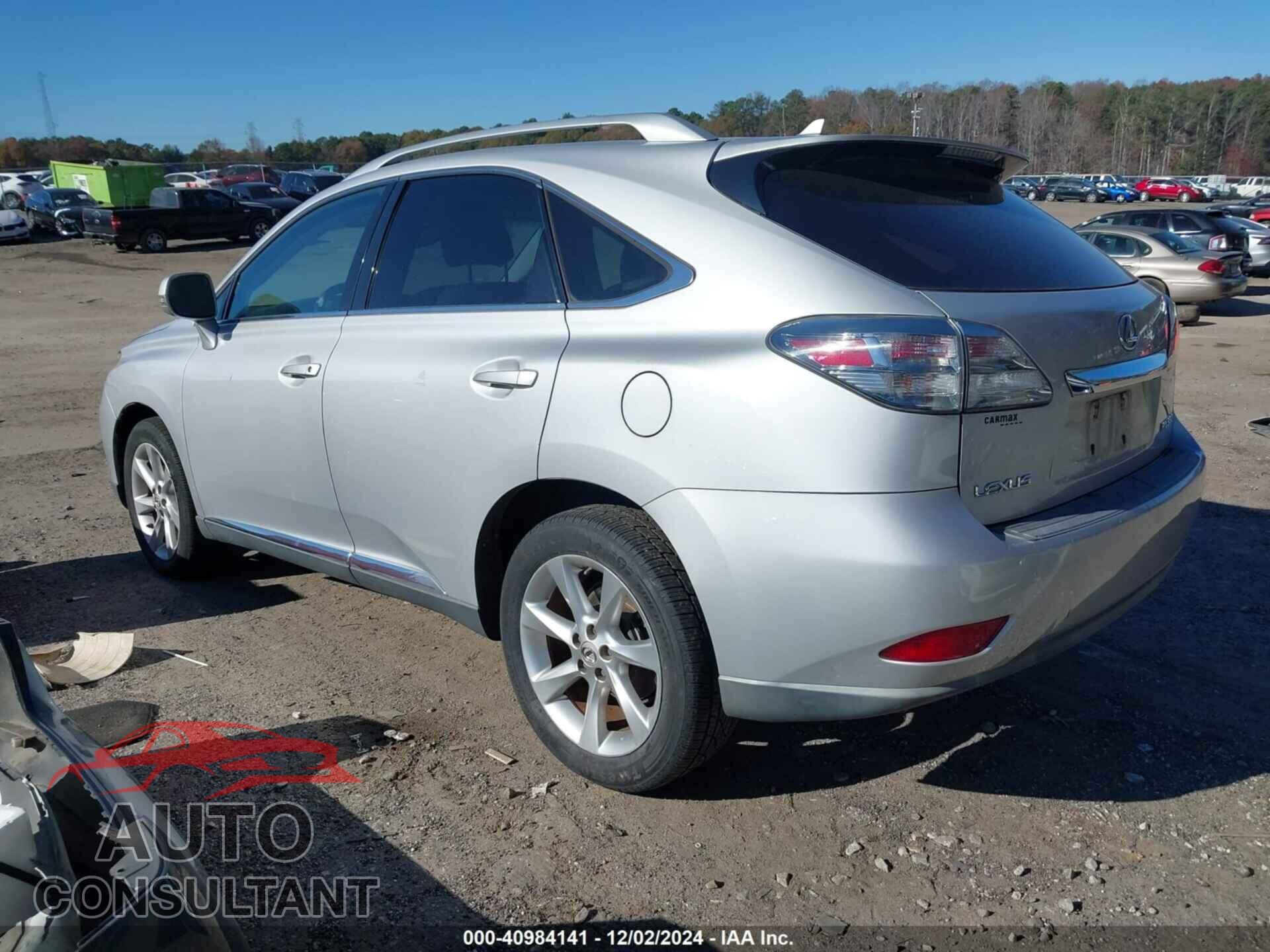 LEXUS RX 350 2010 - 2T2ZK1BA4AC006867