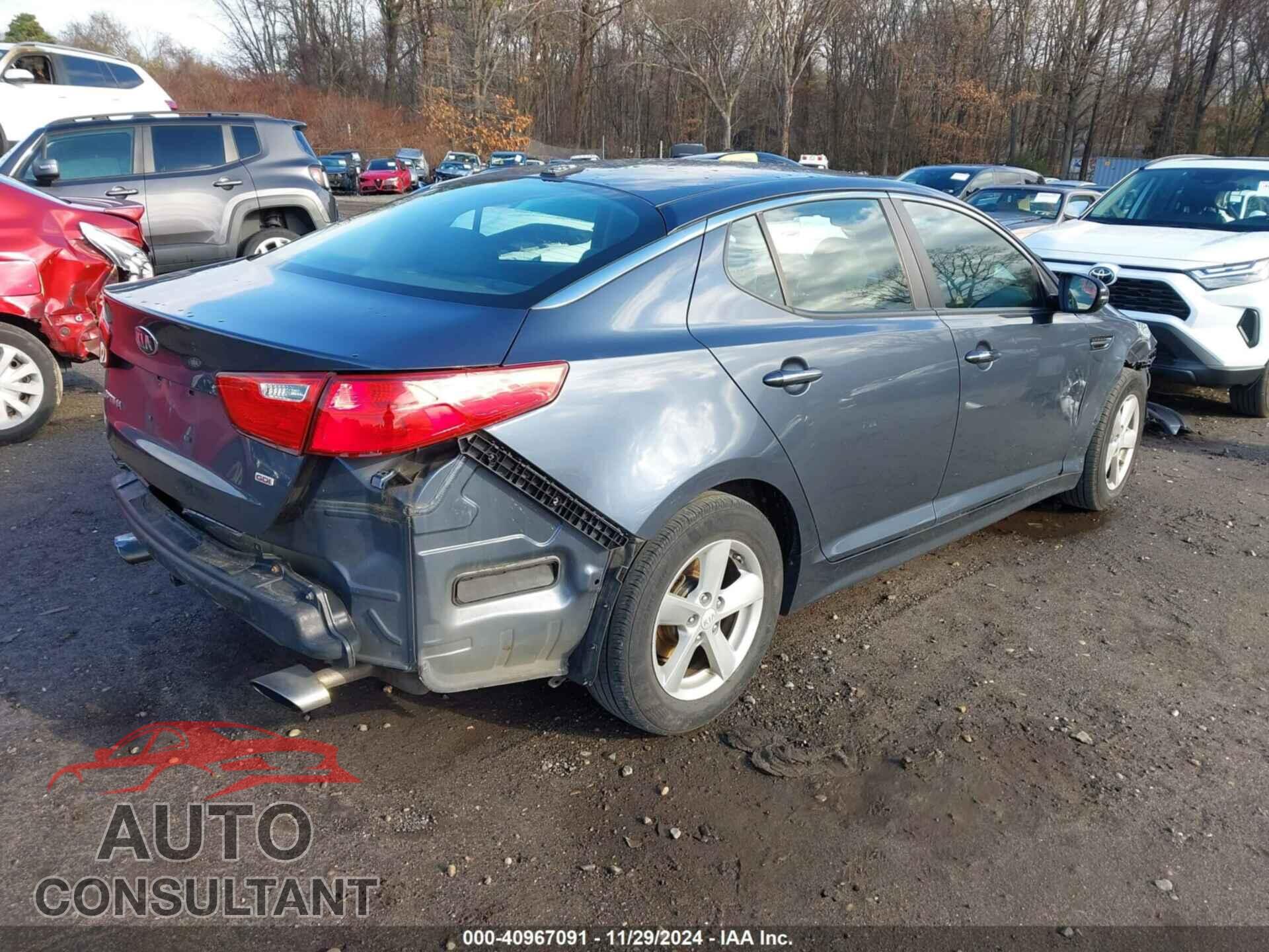 KIA OPTIMA 2015 - KNAGM4A77F5554280