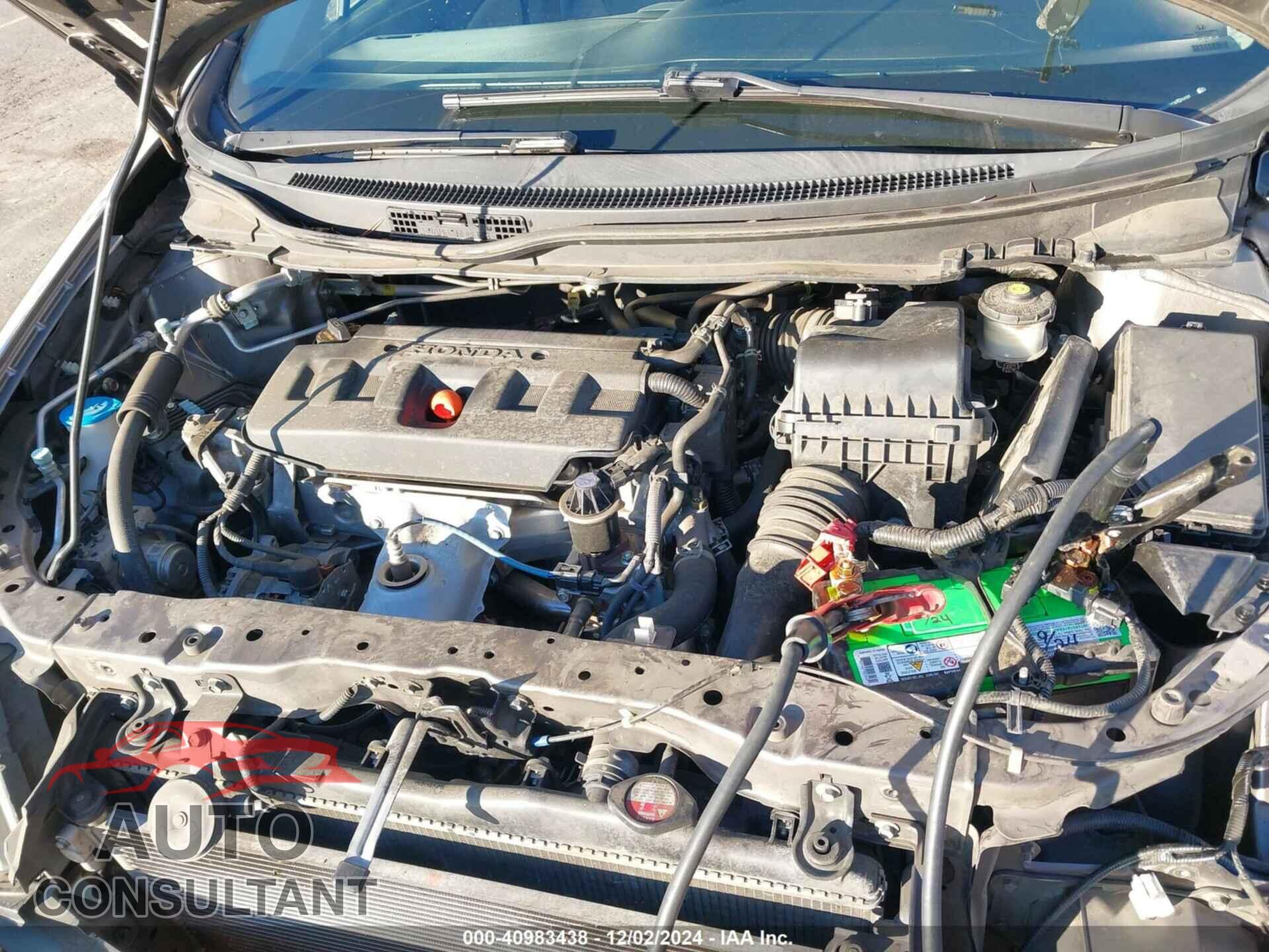 HONDA CIVIC 2012 - 19XFB2F59CE336437