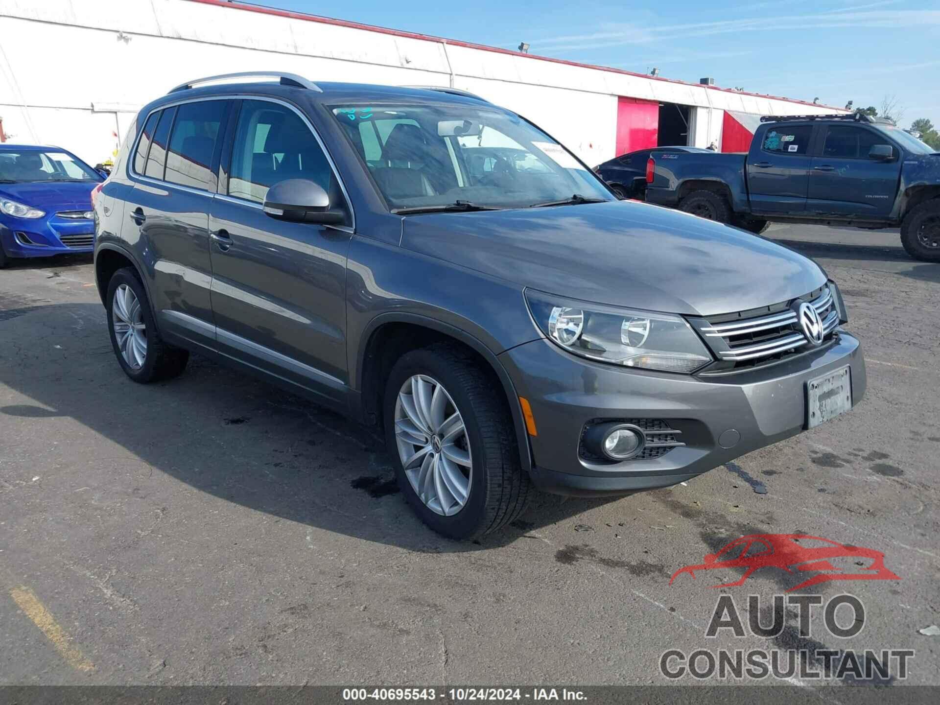 VOLKSWAGEN TIGUAN 2013 - WVGBV3AXXDW624409