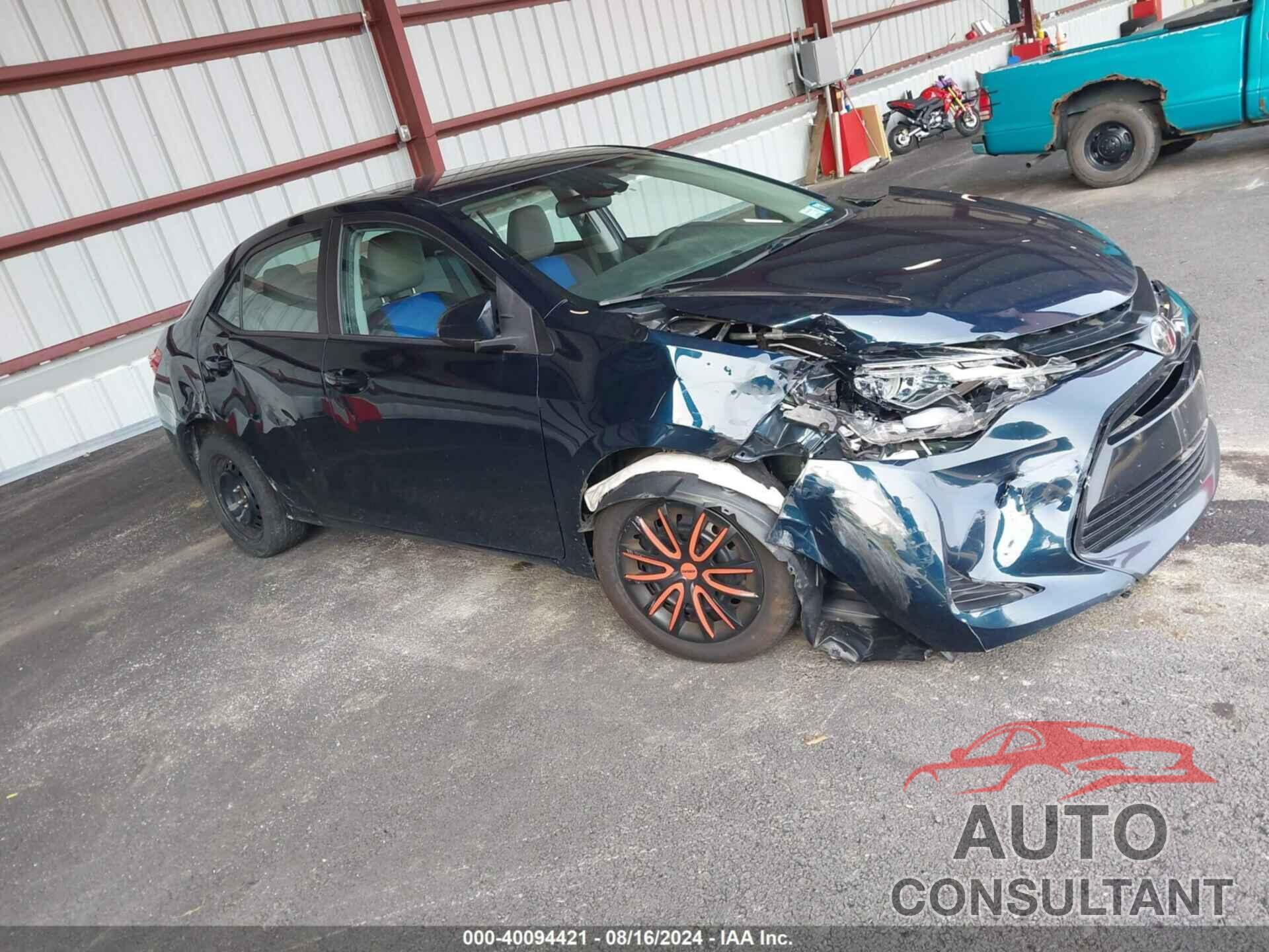 TOYOTA COROLLA 2019 - 2T1BURHEXKC206131