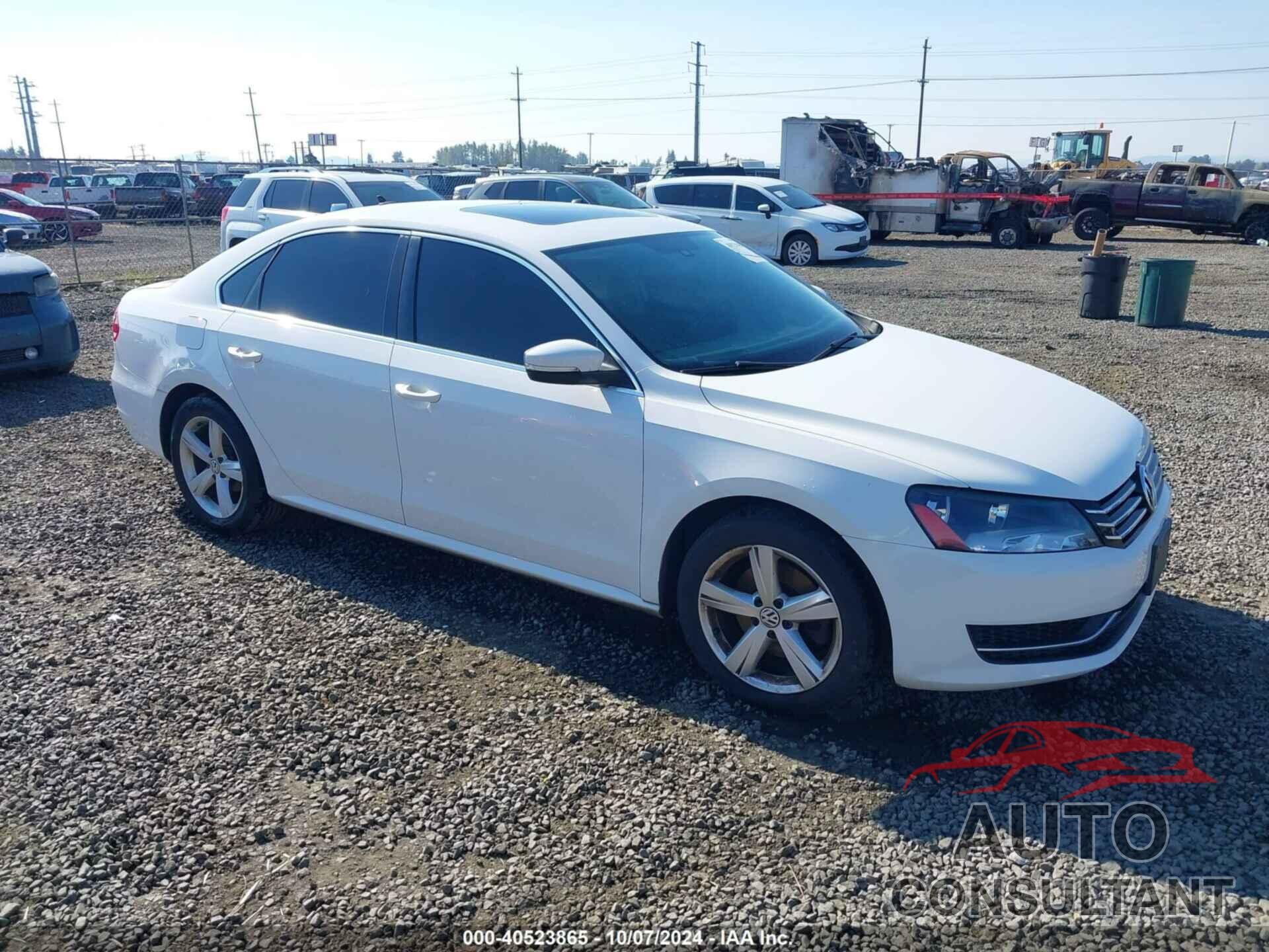 VOLKSWAGEN PASSAT 2013 - 1VWBP7A3XDC126535