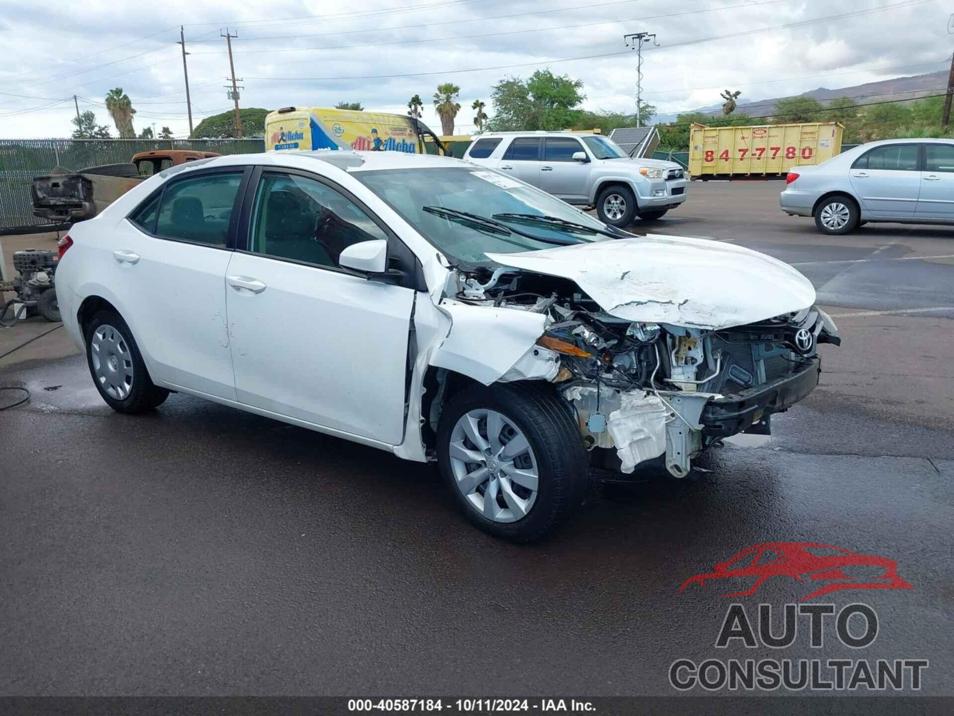 TOYOTA COROLLA 2014 - 5YFBURHEXEP043629