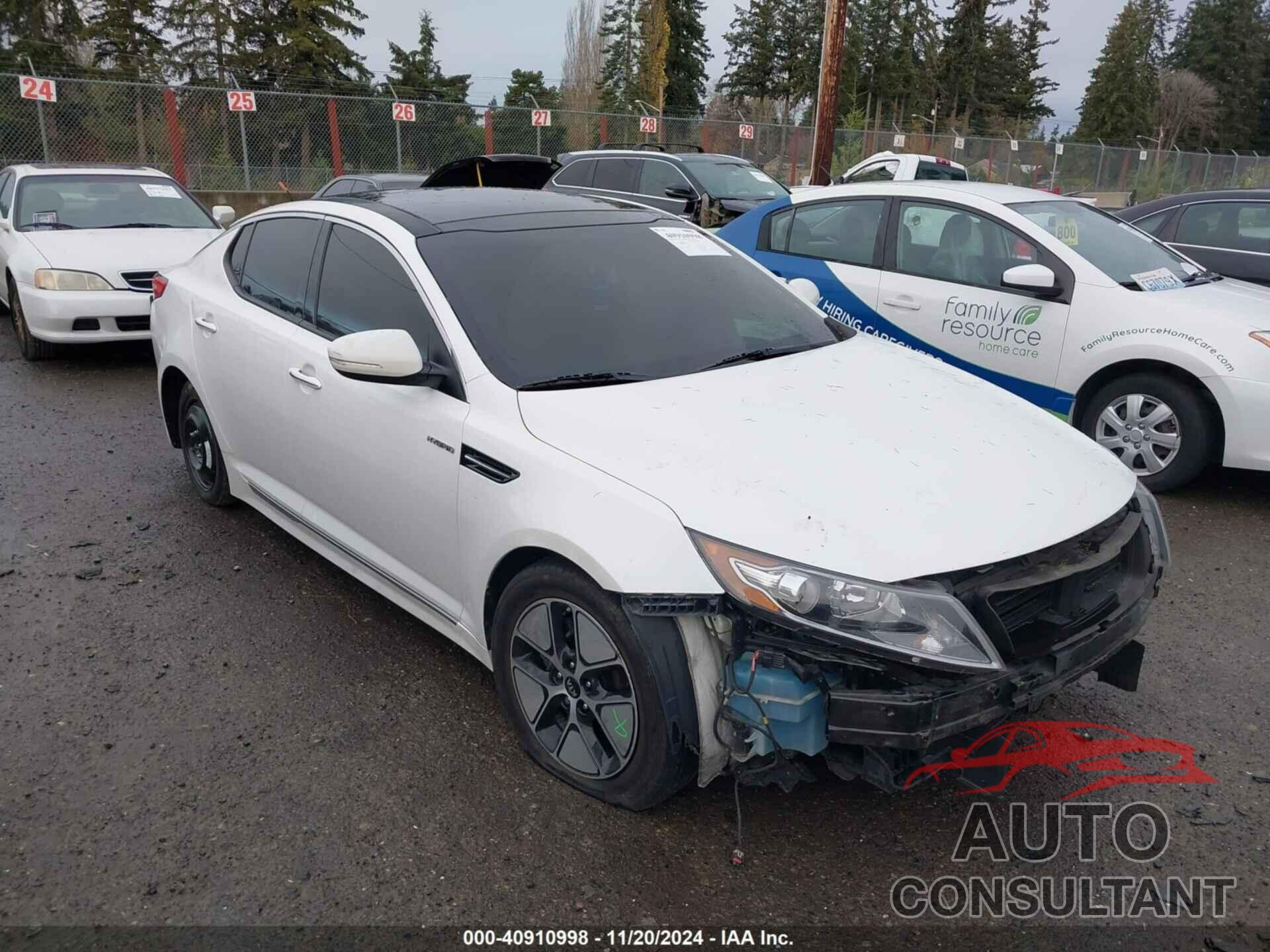 KIA OPTIMA HYBRID 2013 - KNAGM4AD7D5039430