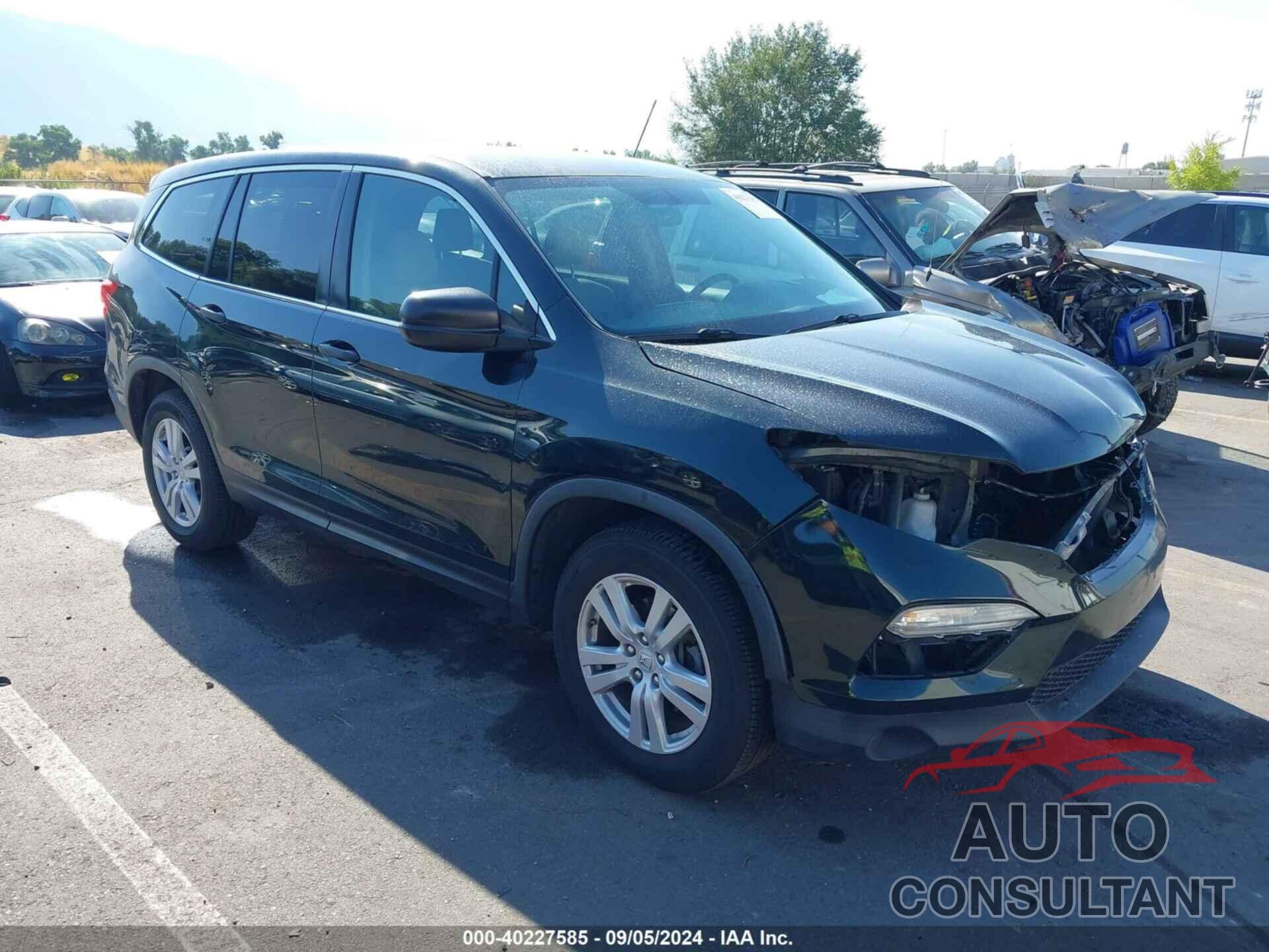 HONDA PILOT 2016 - 5FNYF6H13GB088300