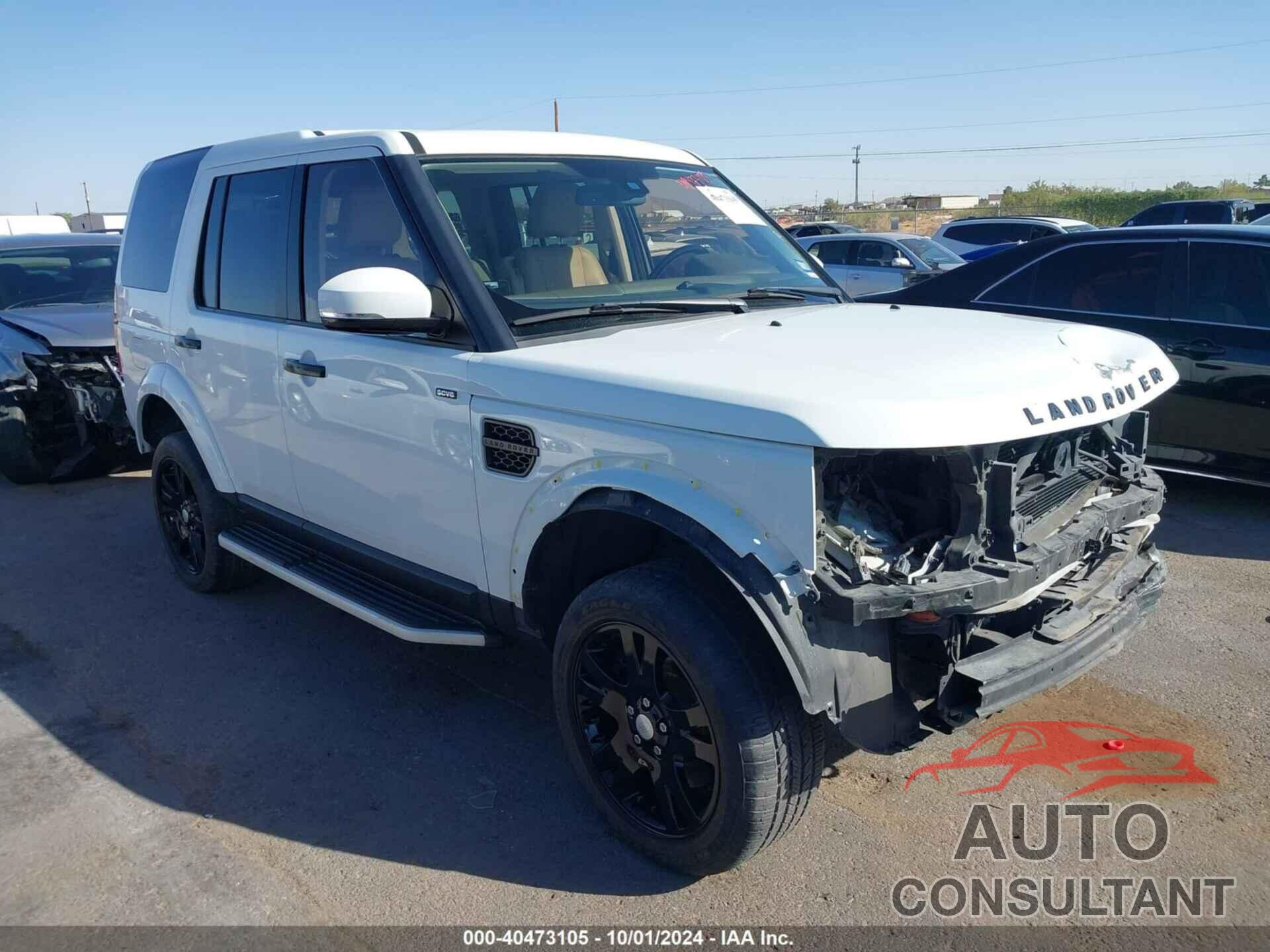 LAND ROVER LR4 2016 - SALAG2V67GA801031