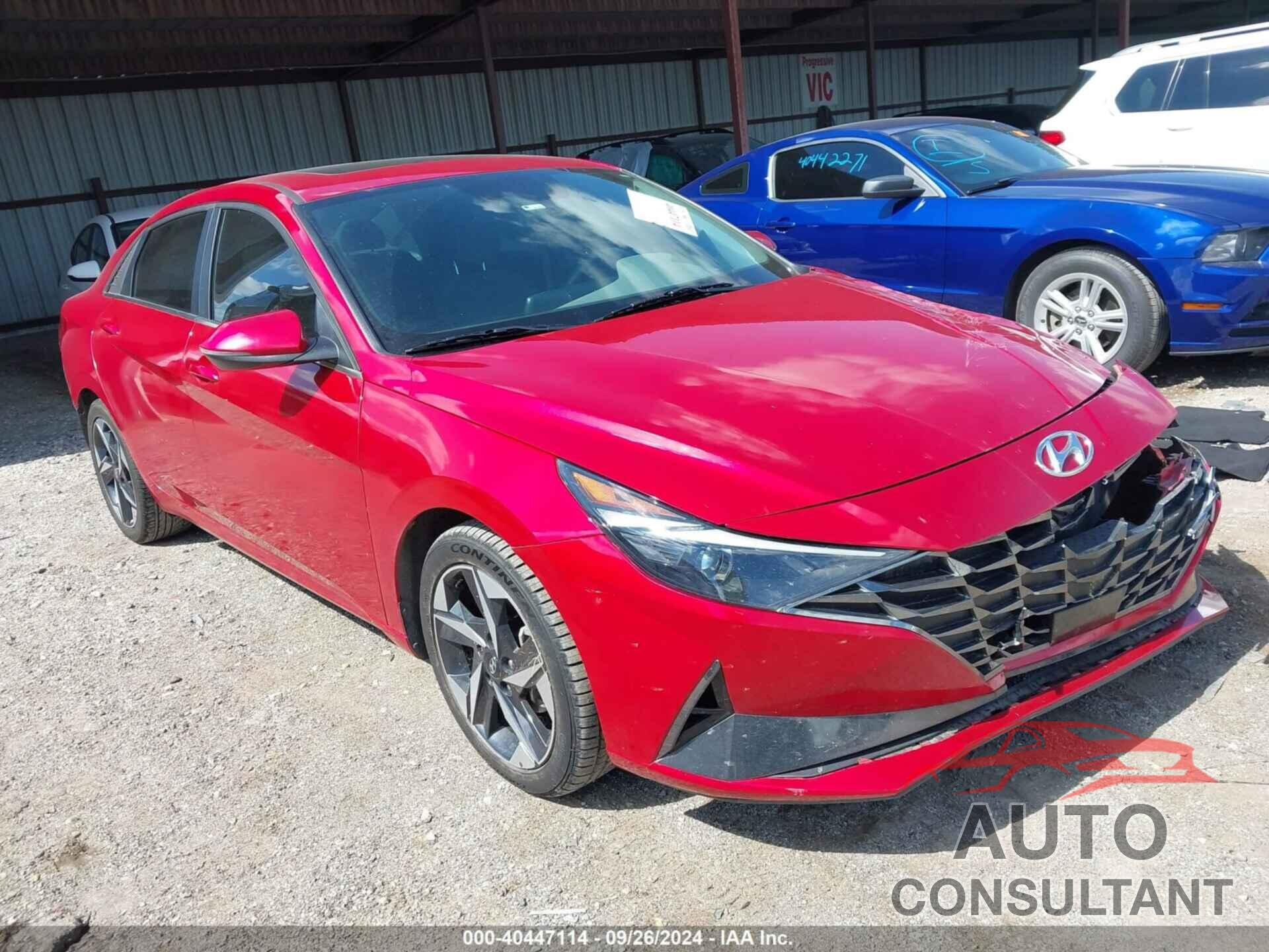 HYUNDAI ELANTRA 2021 - 5NPLN4AG4MH028233