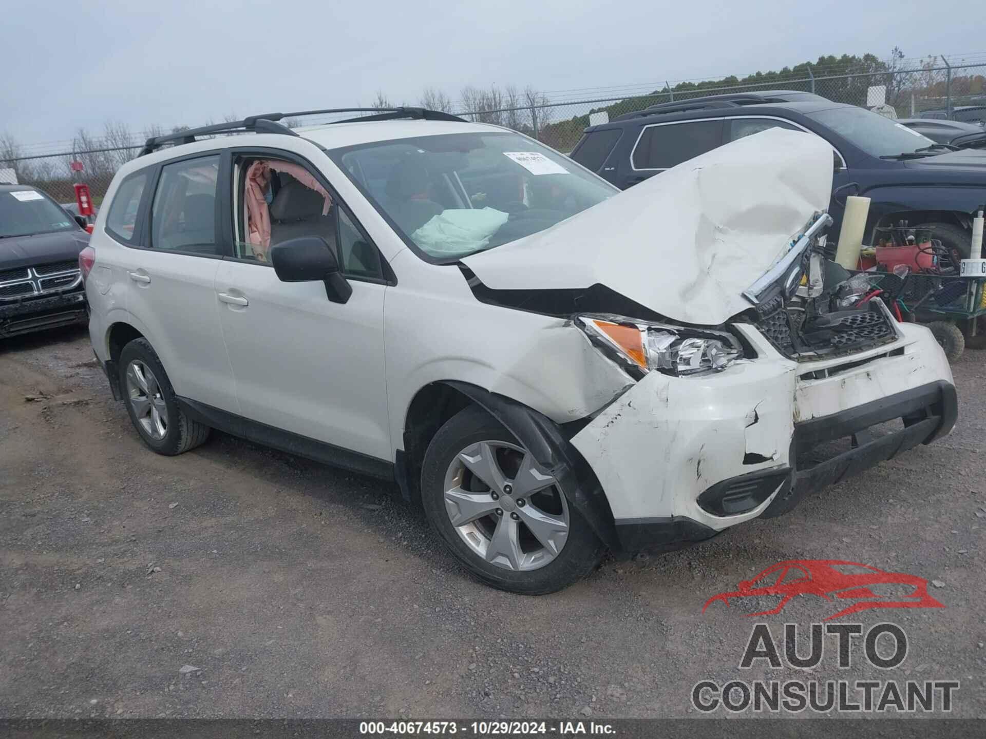 SUBARU FORESTER 2016 - JF2SJABC9GH527504