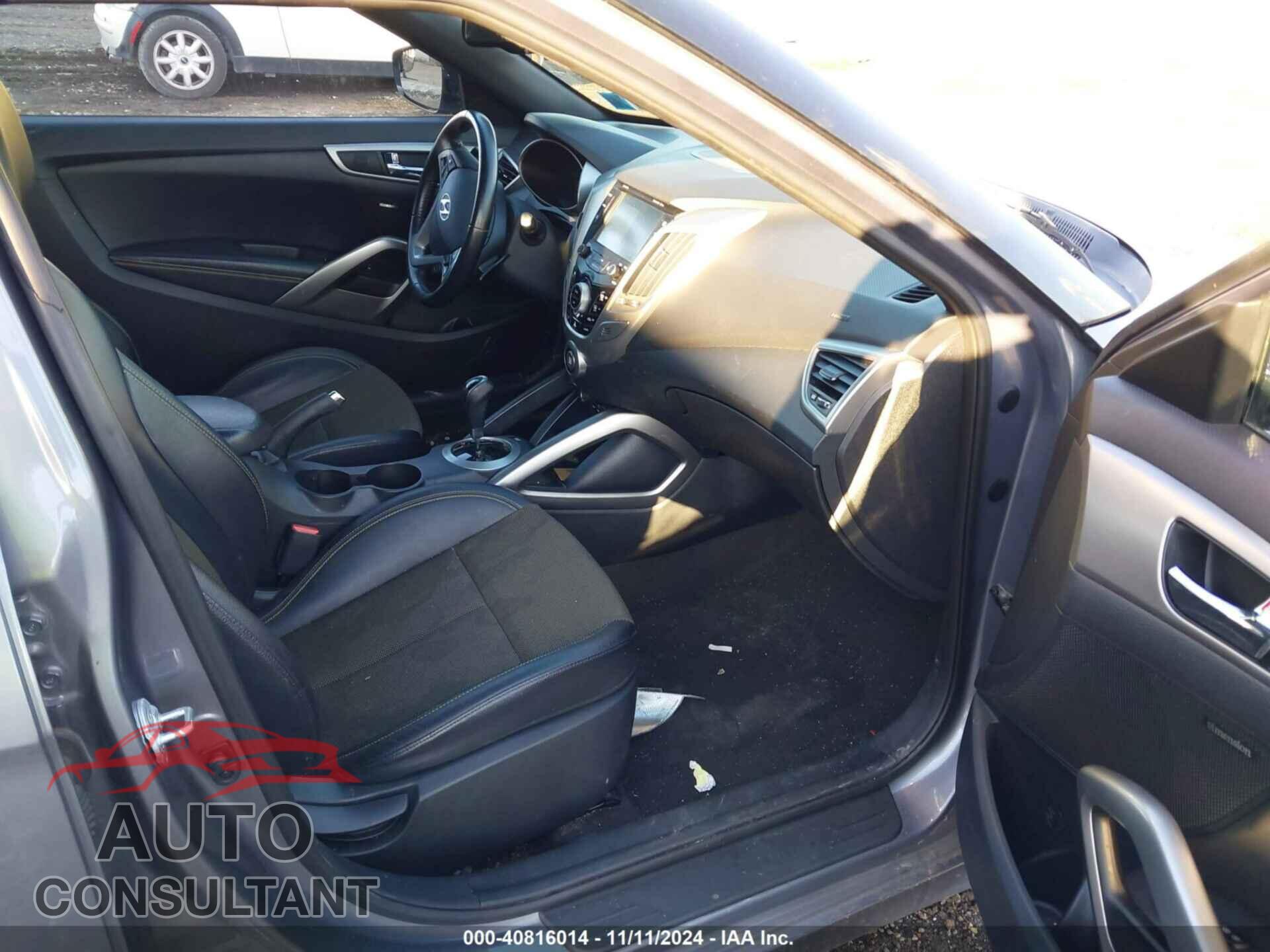 HYUNDAI VELOSTER 2016 - KMHTC6AD3GU267155