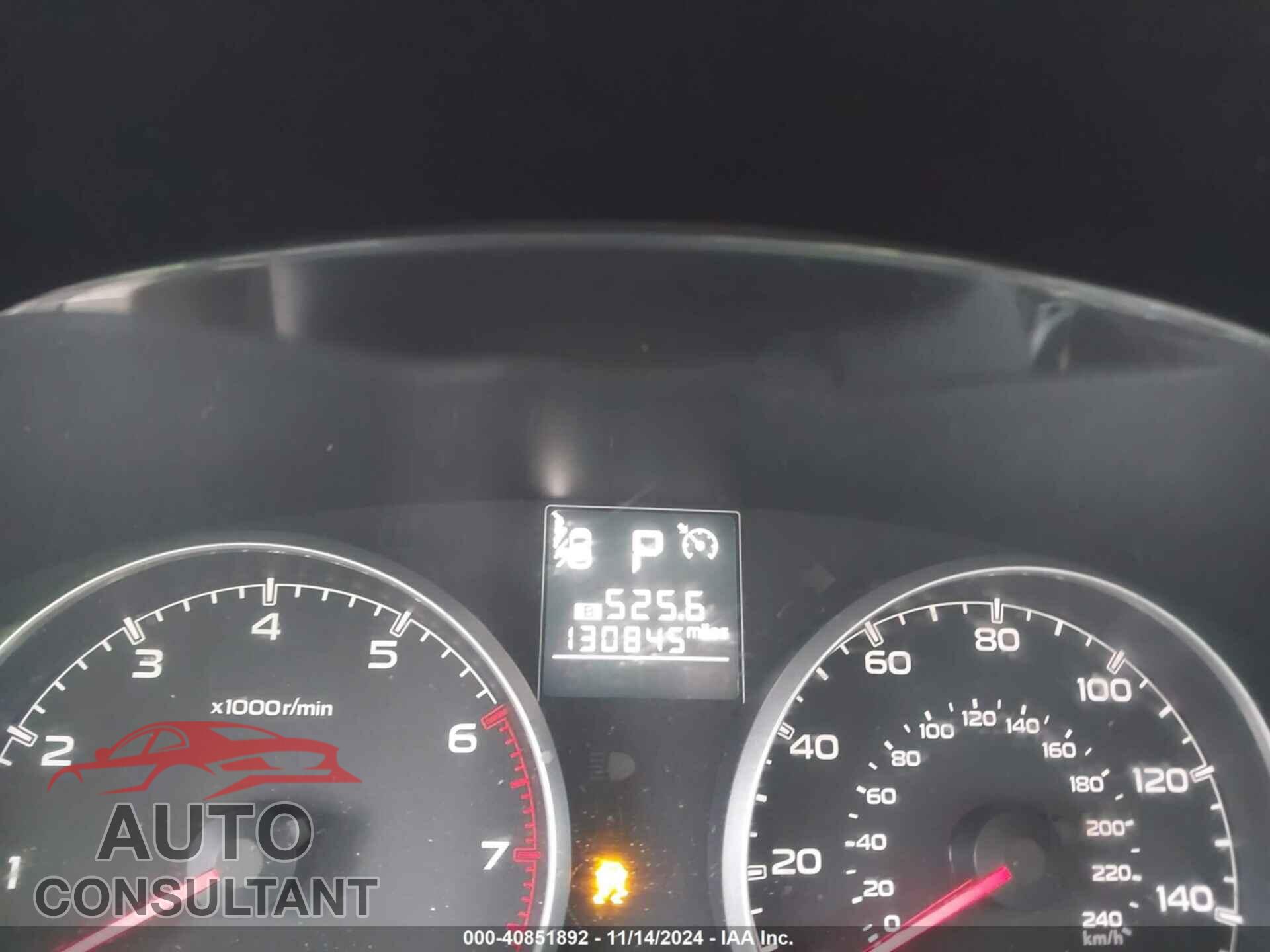 SUBARU OUTBACK 2013 - 4S4BRBCC6D3312033