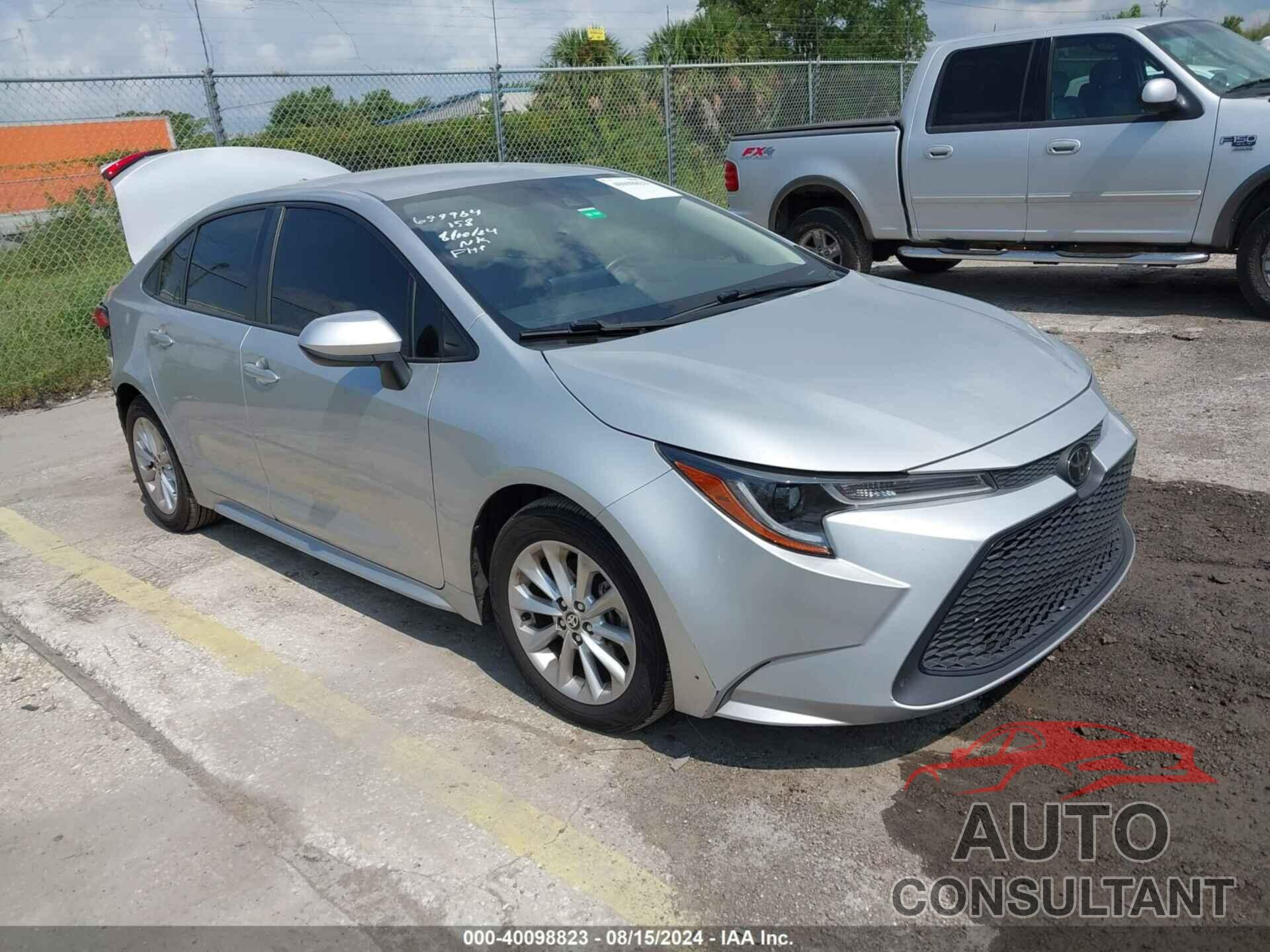 TOYOTA COROLLA 2022 - JTDVPMAE4NJ205759