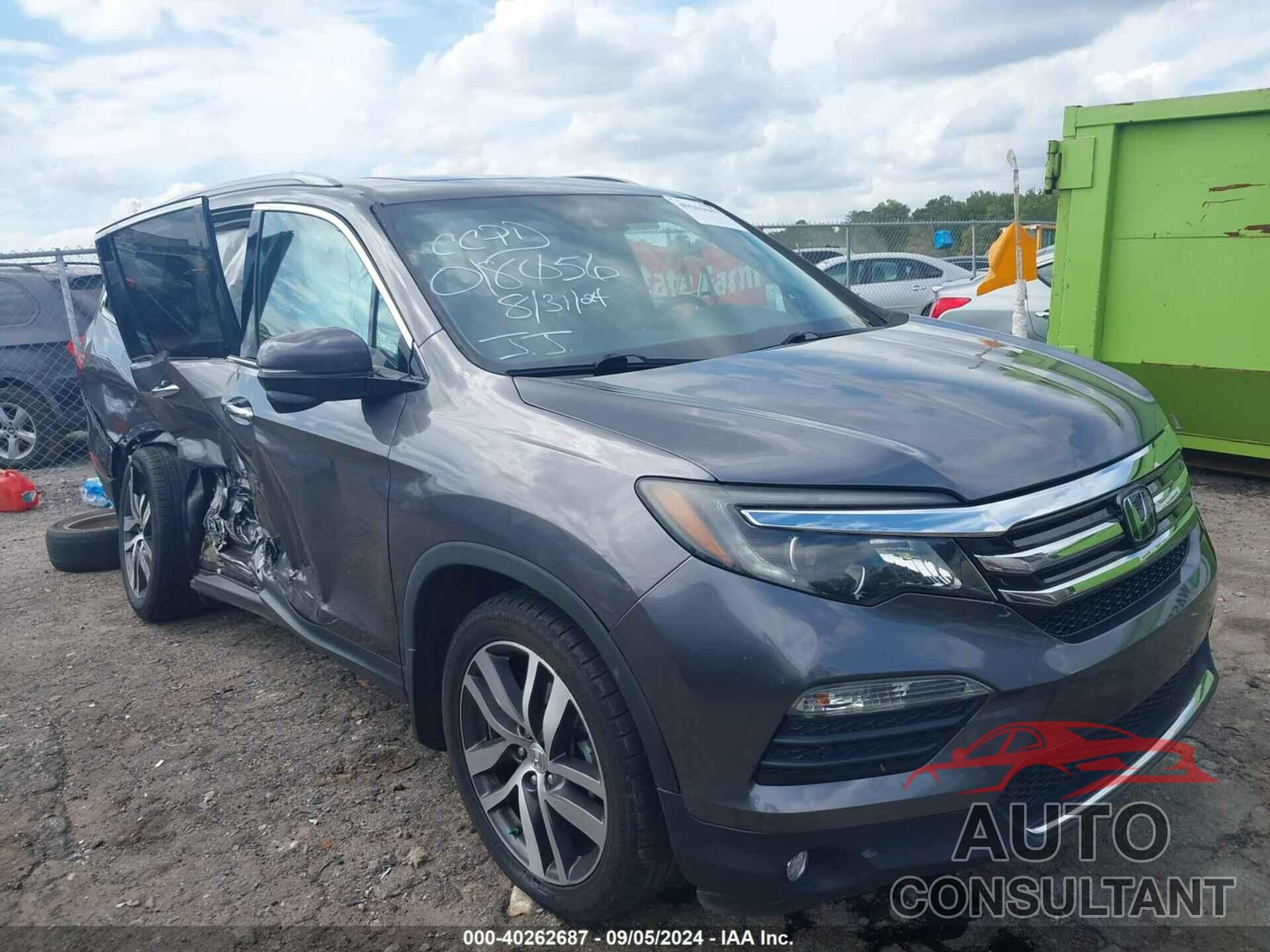 HONDA PILOT 2018 - 5FNYF5H9XJB018056