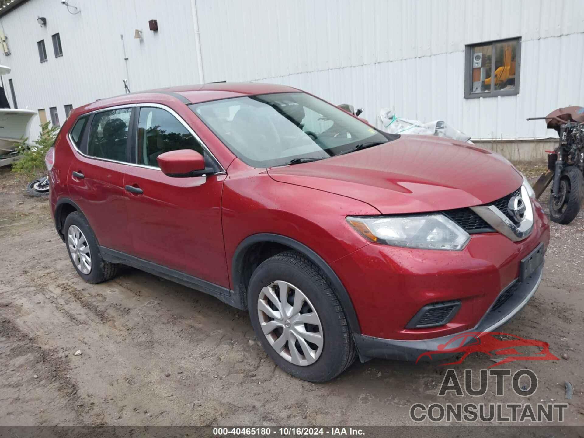 NISSAN ROGUE 2016 - KNMAT2MV6GP629311