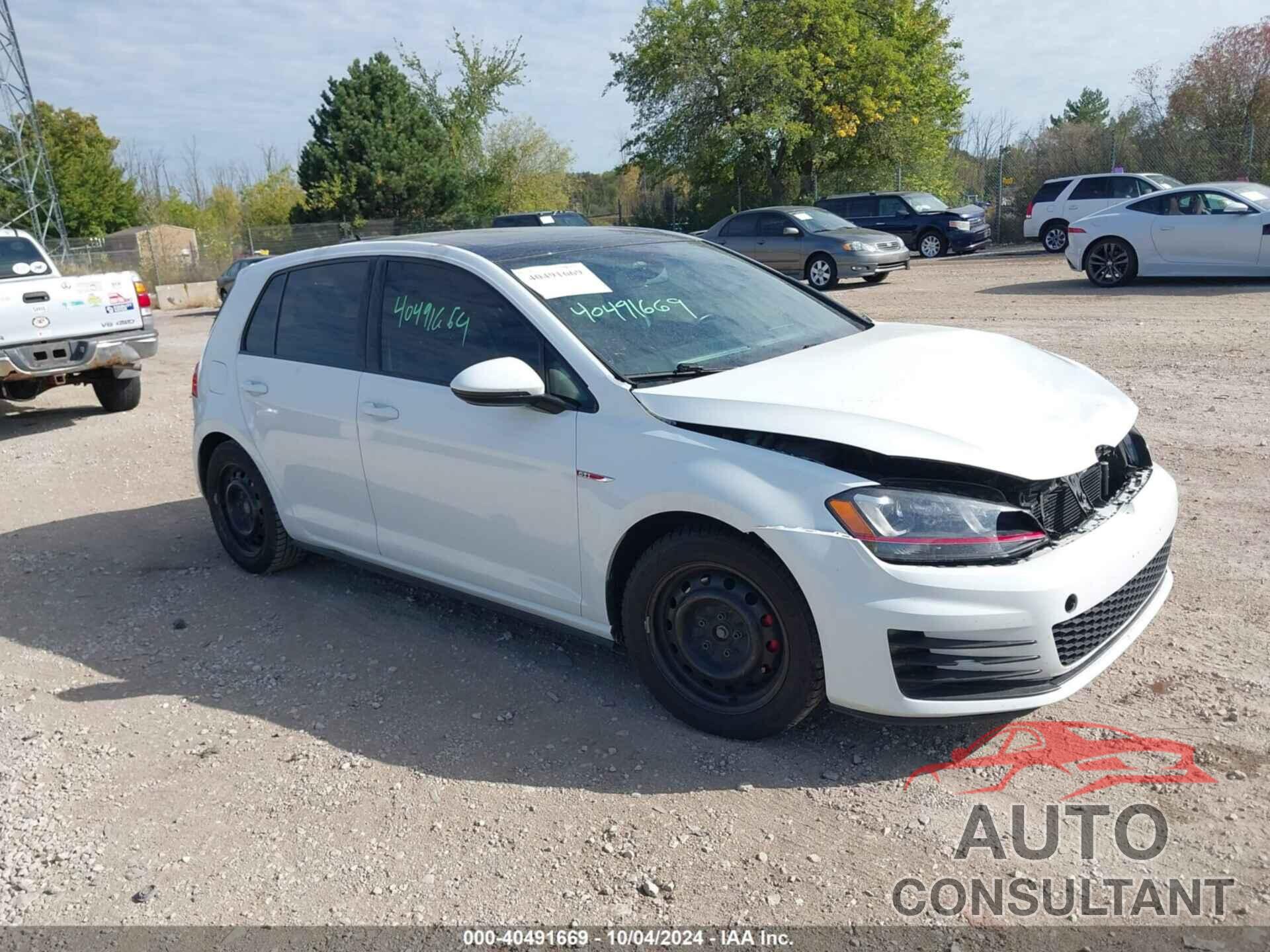 VOLKSWAGEN GOLF GTI 2016 - 3VW5T7AU2GM008189