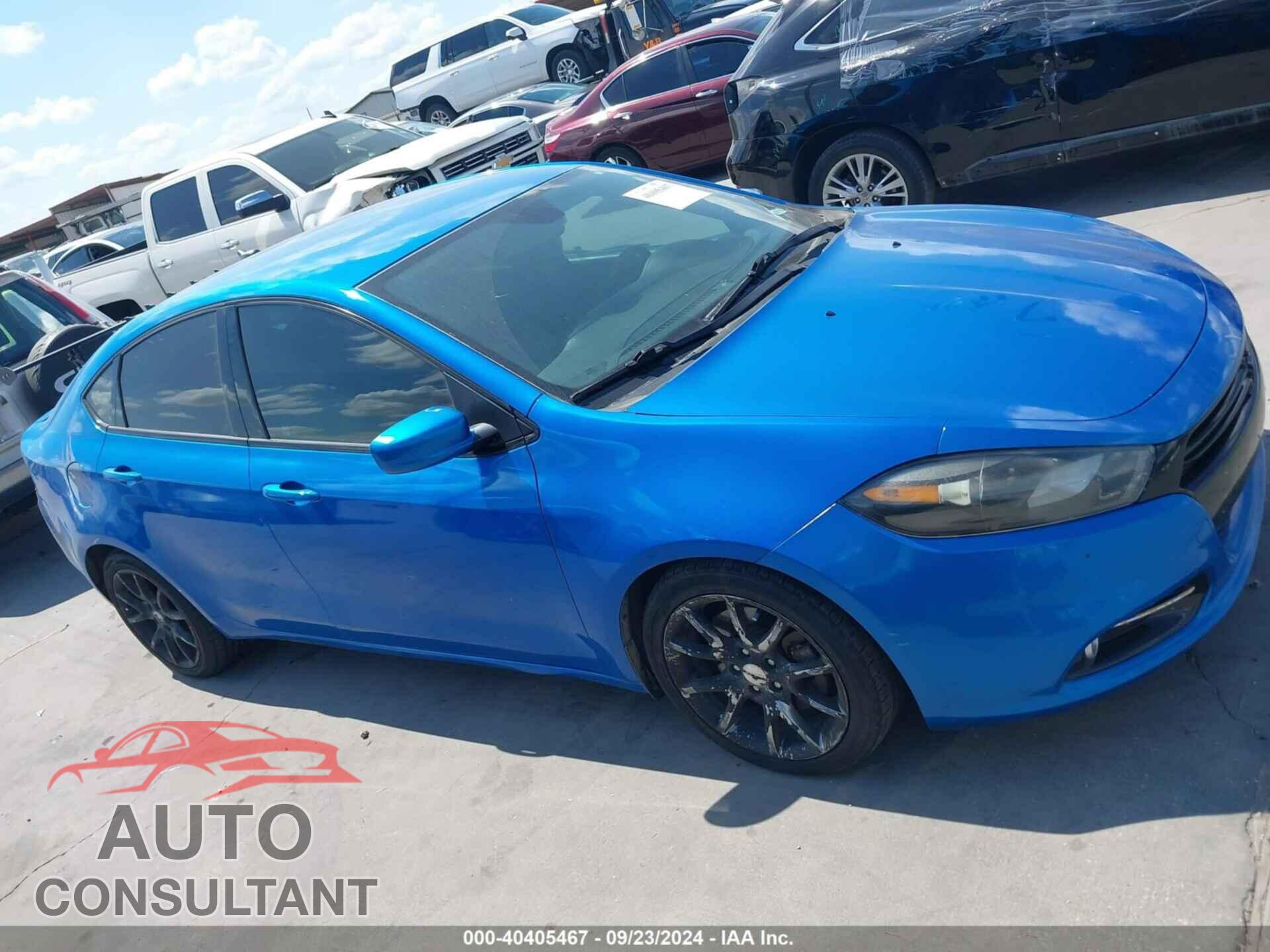 DODGE DART 2015 - 1C3CDFBB0FD237905