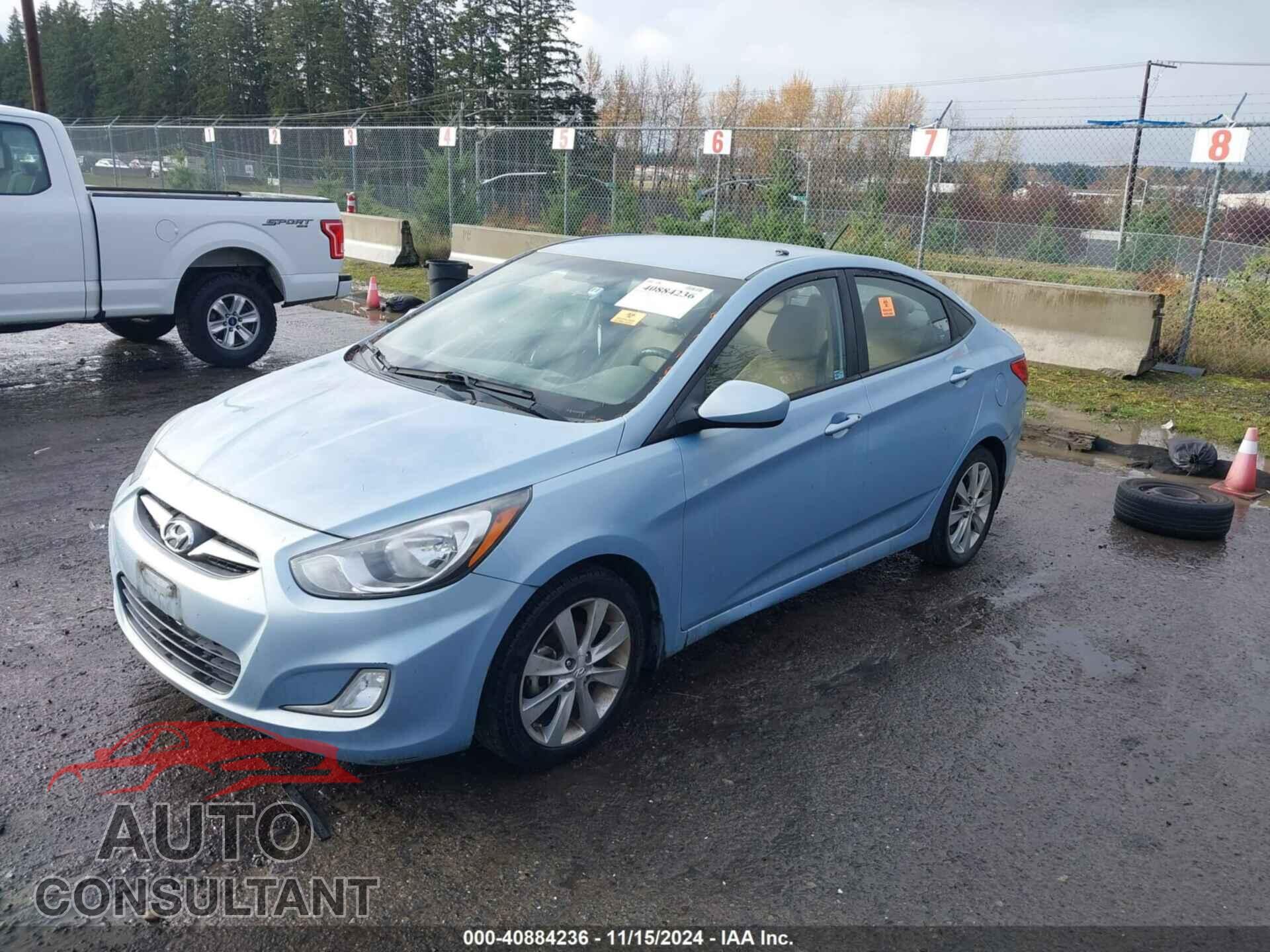 HYUNDAI ACCENT 2013 - KMHCU4AE2DU461665