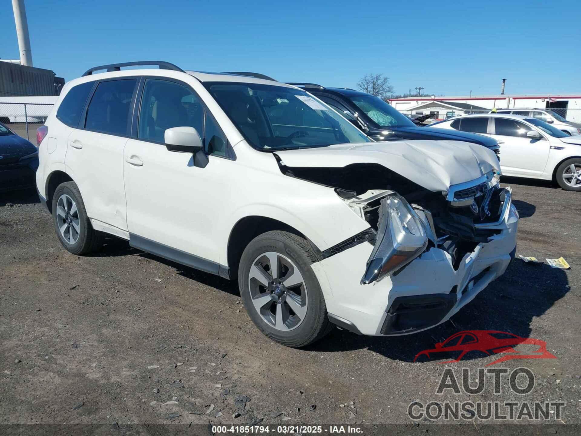 SUBARU FORESTER 2018 - JF2SJAGC9JH563631