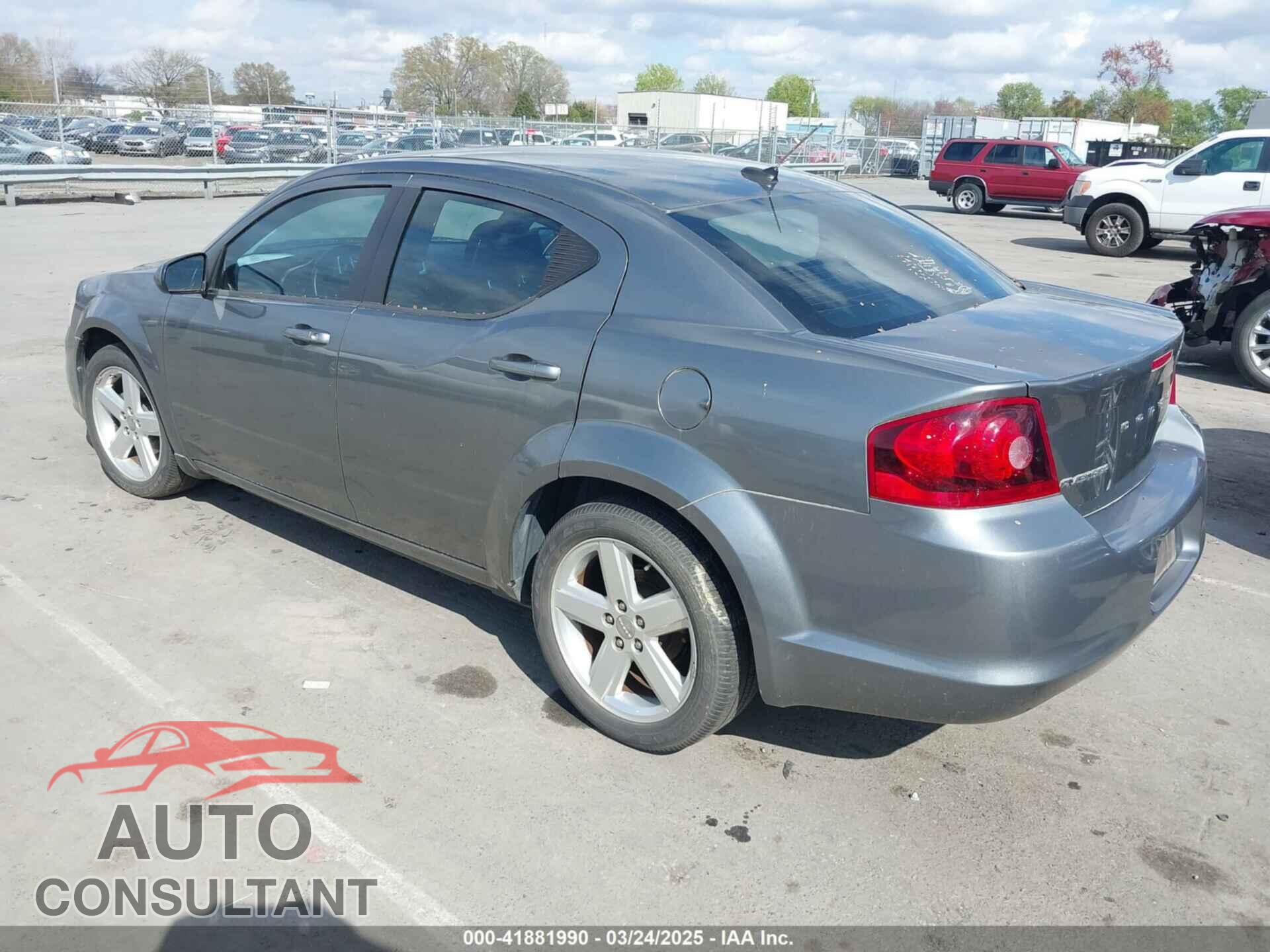 DODGE AVENGER 2013 - 1C3CDZCB8DN521189