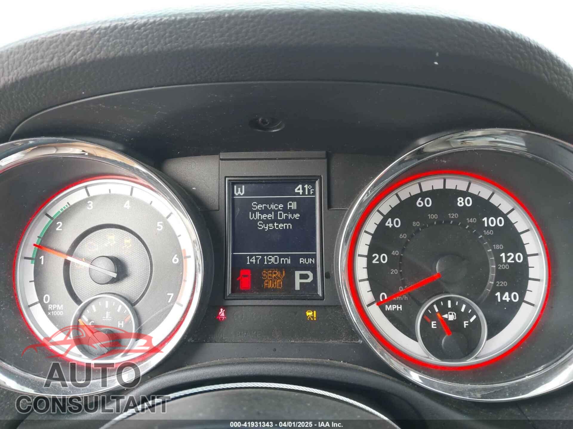 DODGE DURANGO 2012 - 1C4SDJET7CC286146