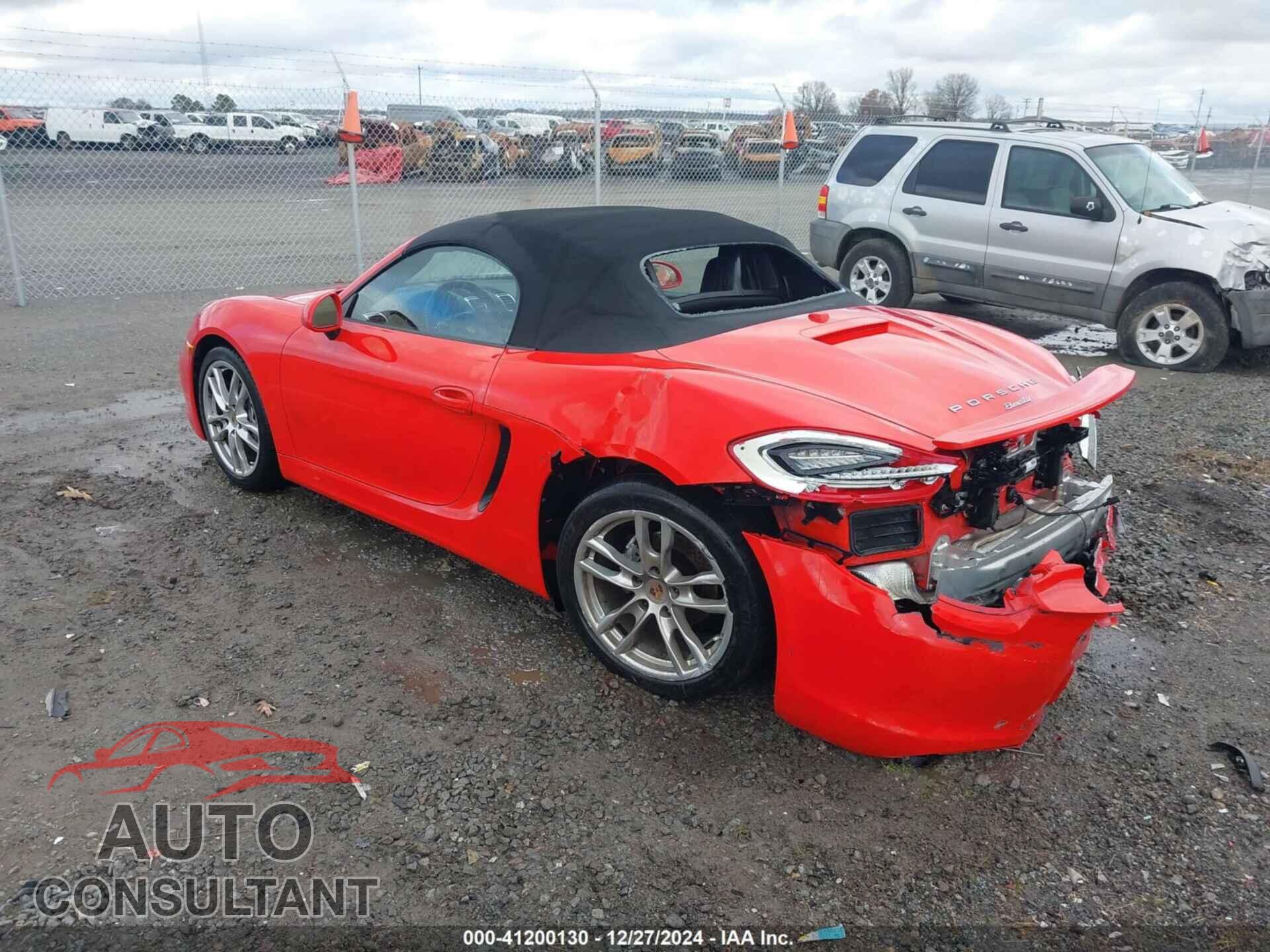 PORSCHE BOXSTER 2014 - WP0CA2A89ES120109