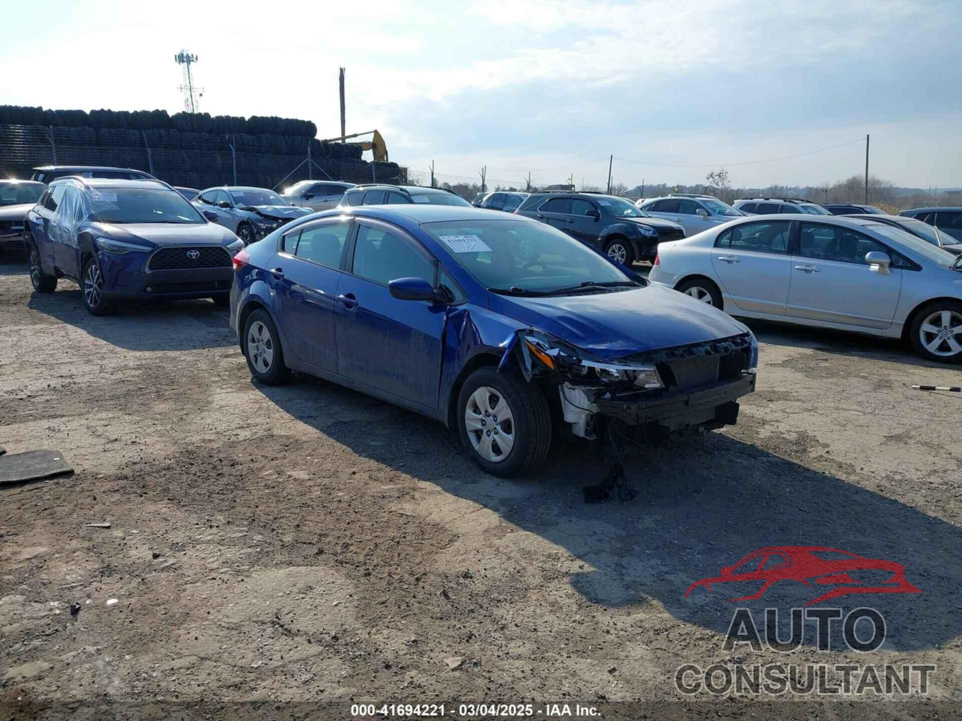KIA FORTE 2017 - 3KPFL4A70HE098857