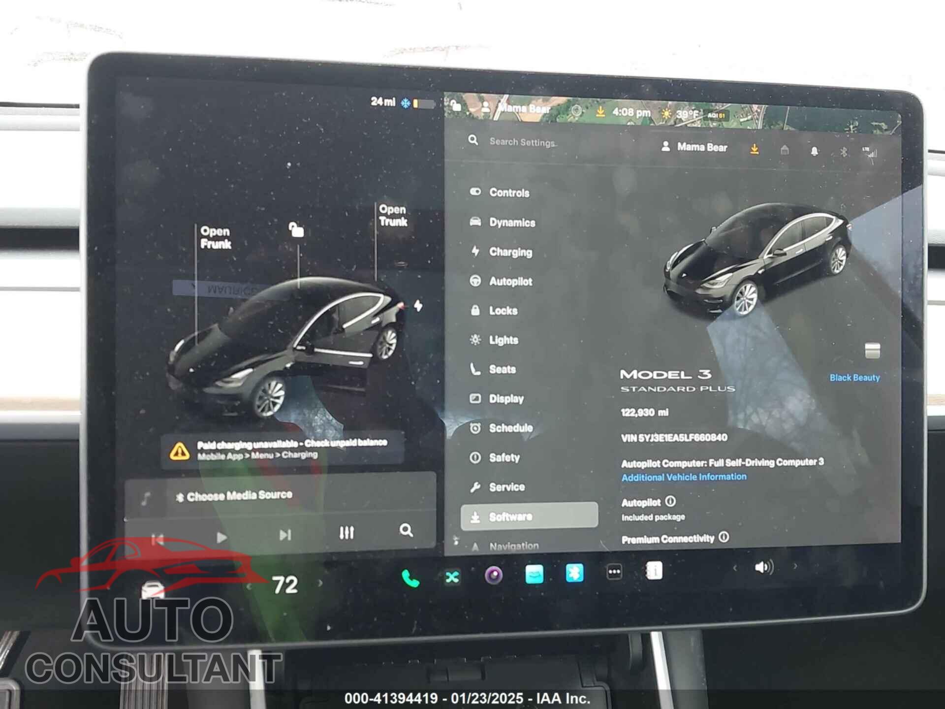 TESLA MODEL 3 2020 - 5YJ3E1EA5LF660840