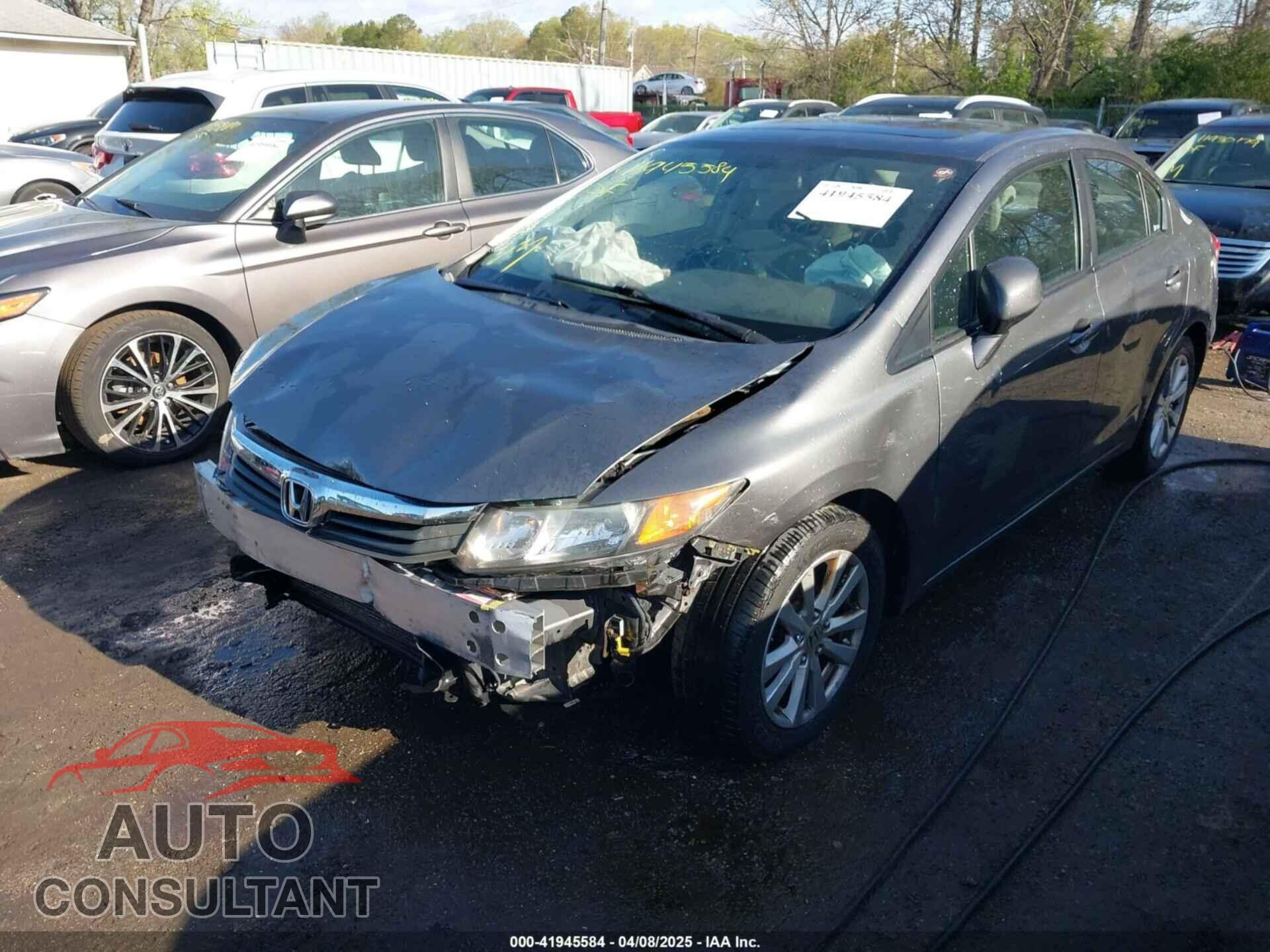 HONDA CIVIC 2012 - 2HGFB2F86CH510660