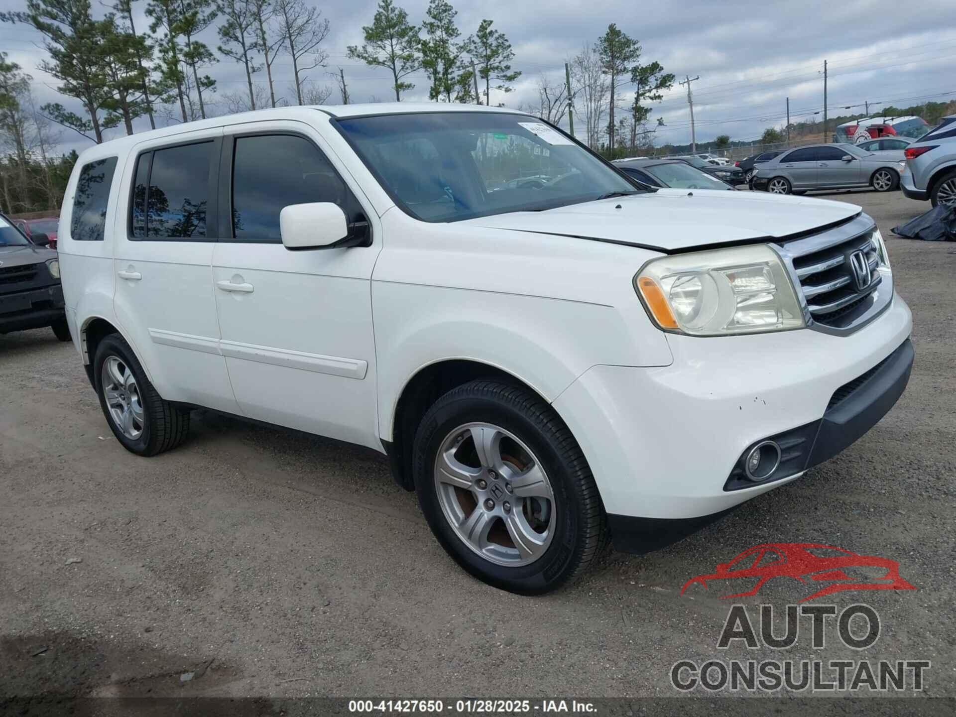 HONDA PILOT 2012 - 5FNYF3H71CB043160