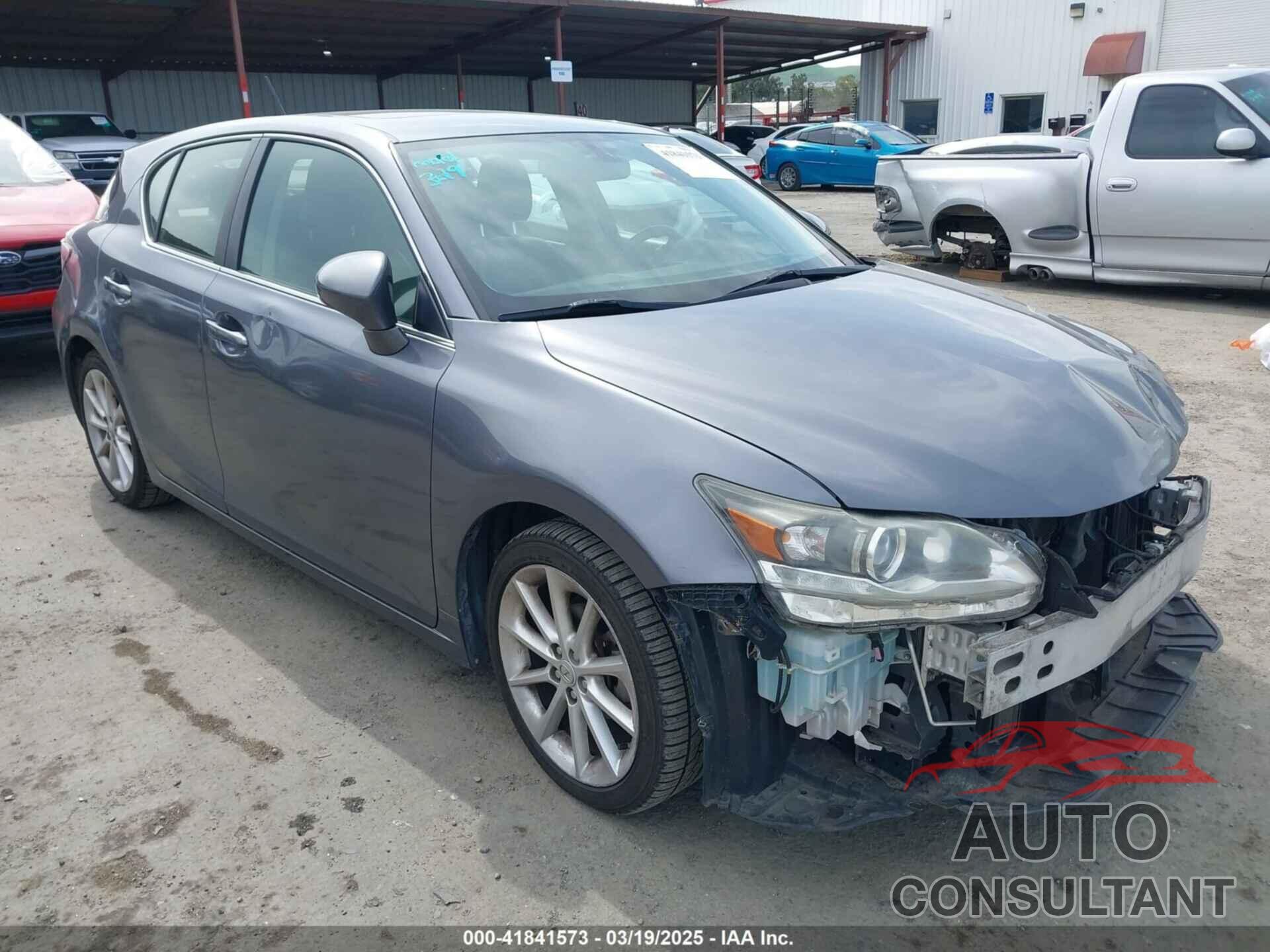LEXUS CT 200H 2012 - JTHKD5BH5C2113799
