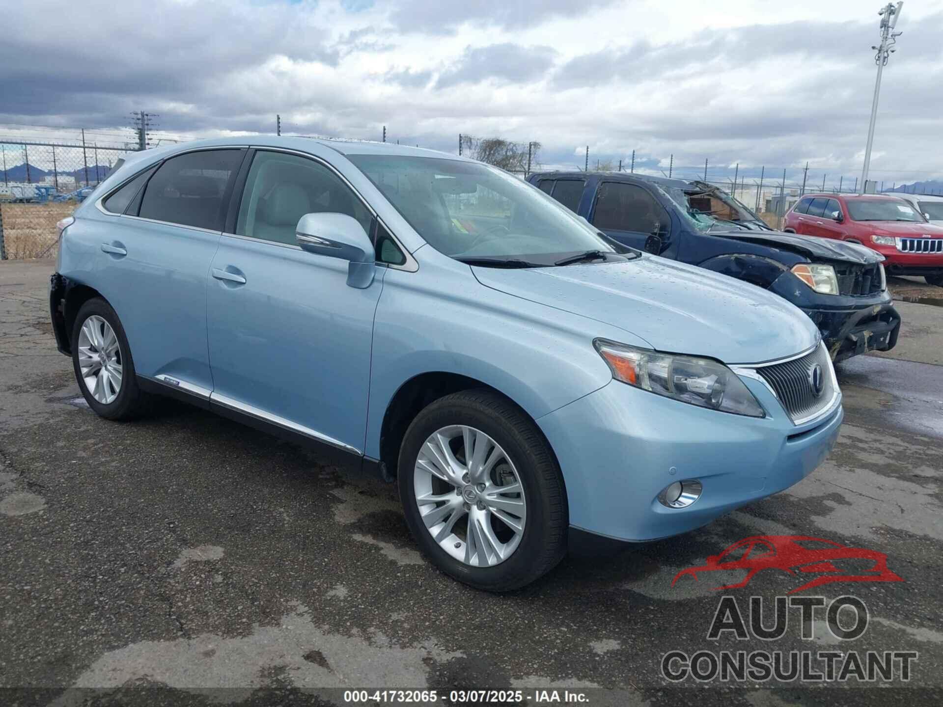 LEXUS RX 450H 2010 - JTJZB1BA1A2401721