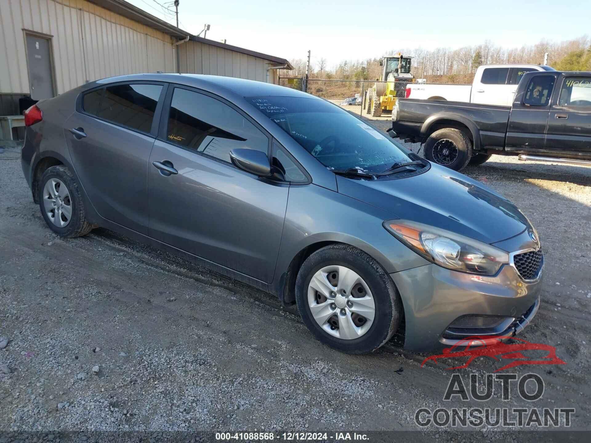 KIA FORTE 2016 - KNAFX4A67G5535272