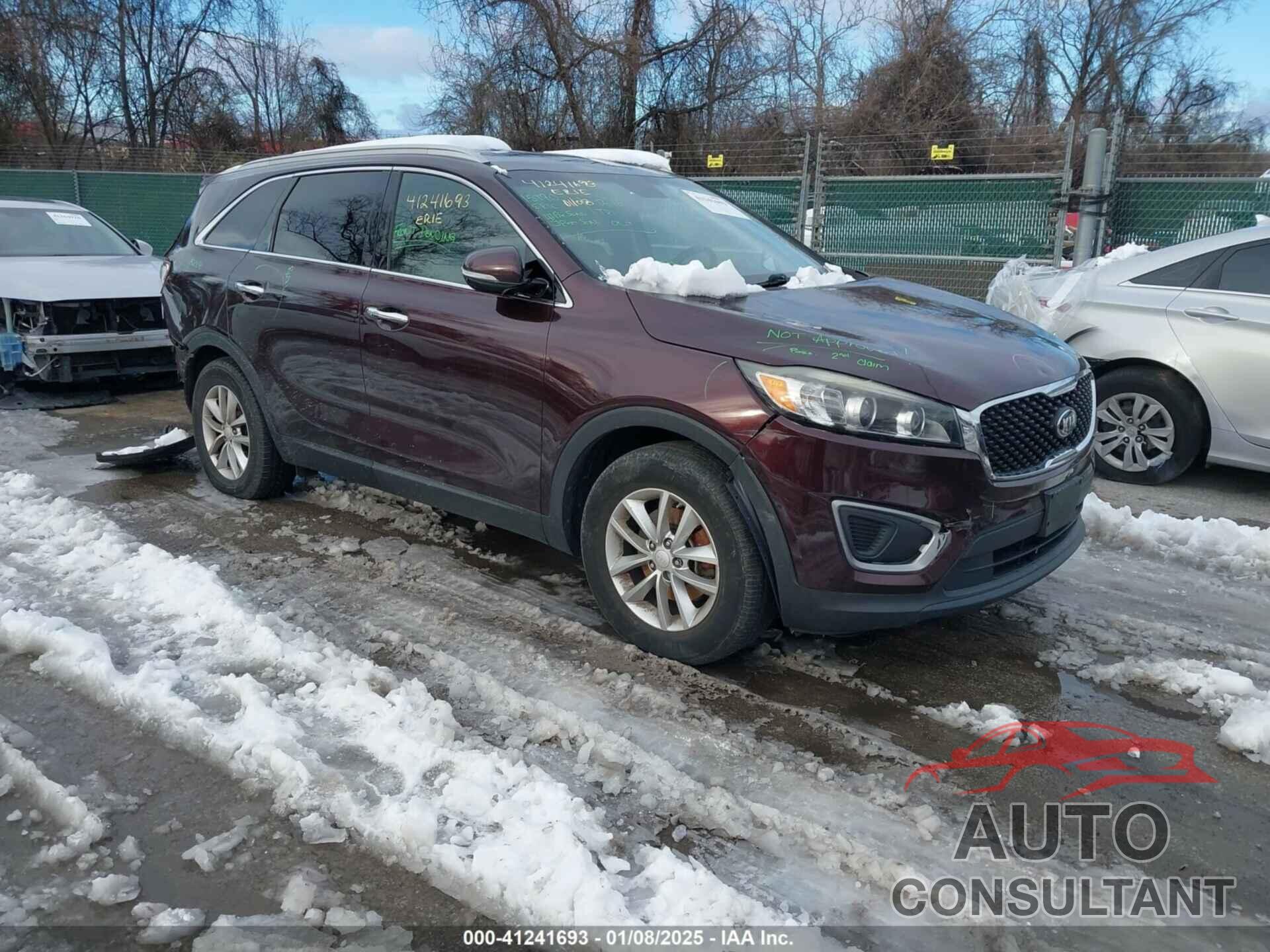 KIA SORENTO 2016 - 5XYPG4A31GG071321