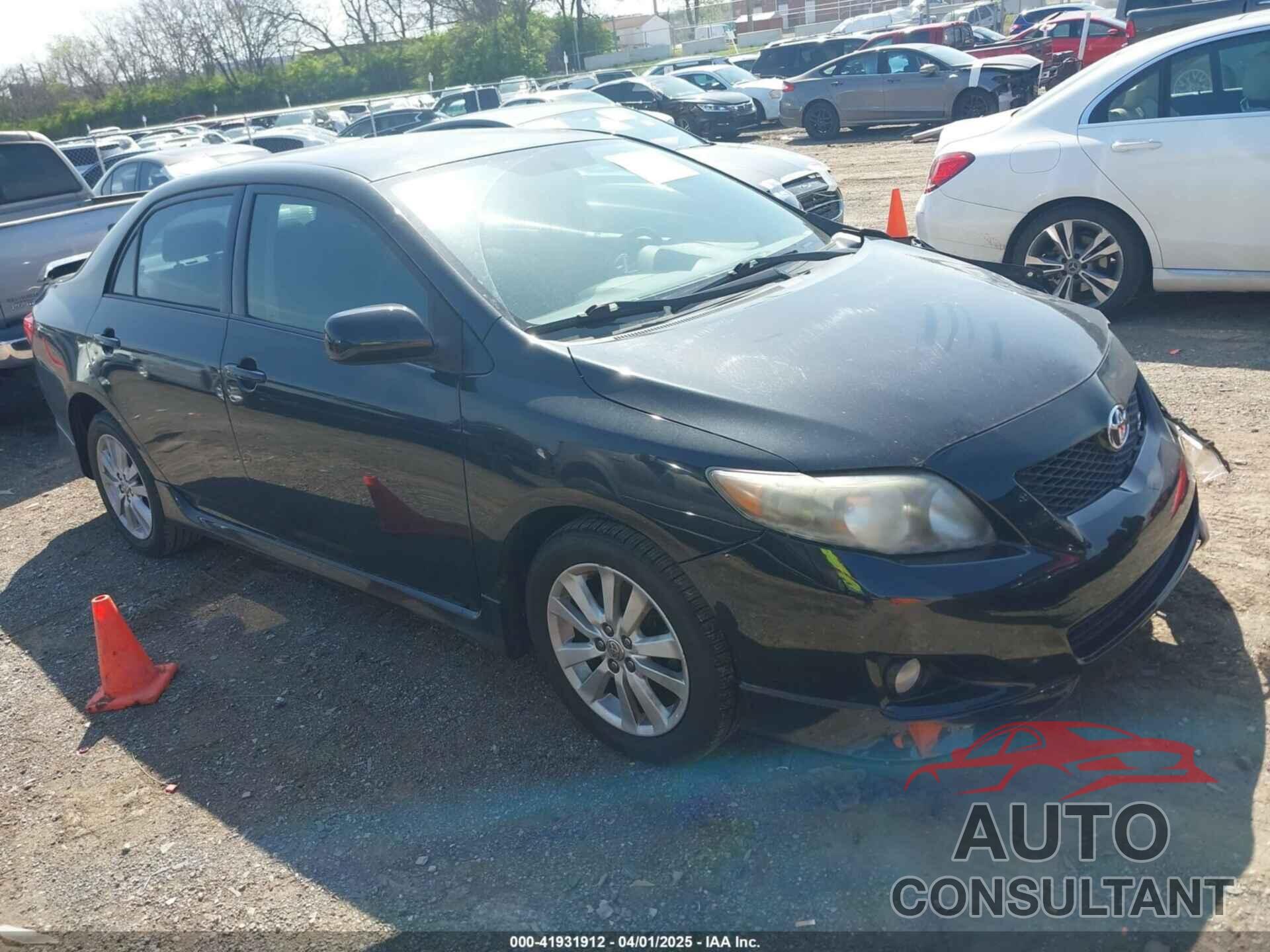 TOYOTA COROLLA 2009 - 1NXBU40E79Z154531