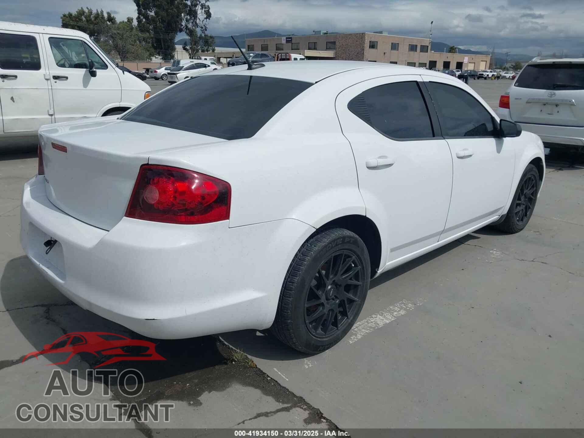 DODGE AVENGER 2013 - 1C3CDZAB2DN535575