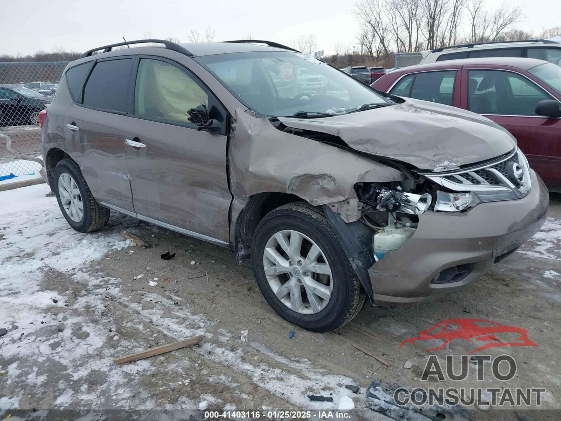 NISSAN MURANO 2013 - JN8AZ1MW8DW300214