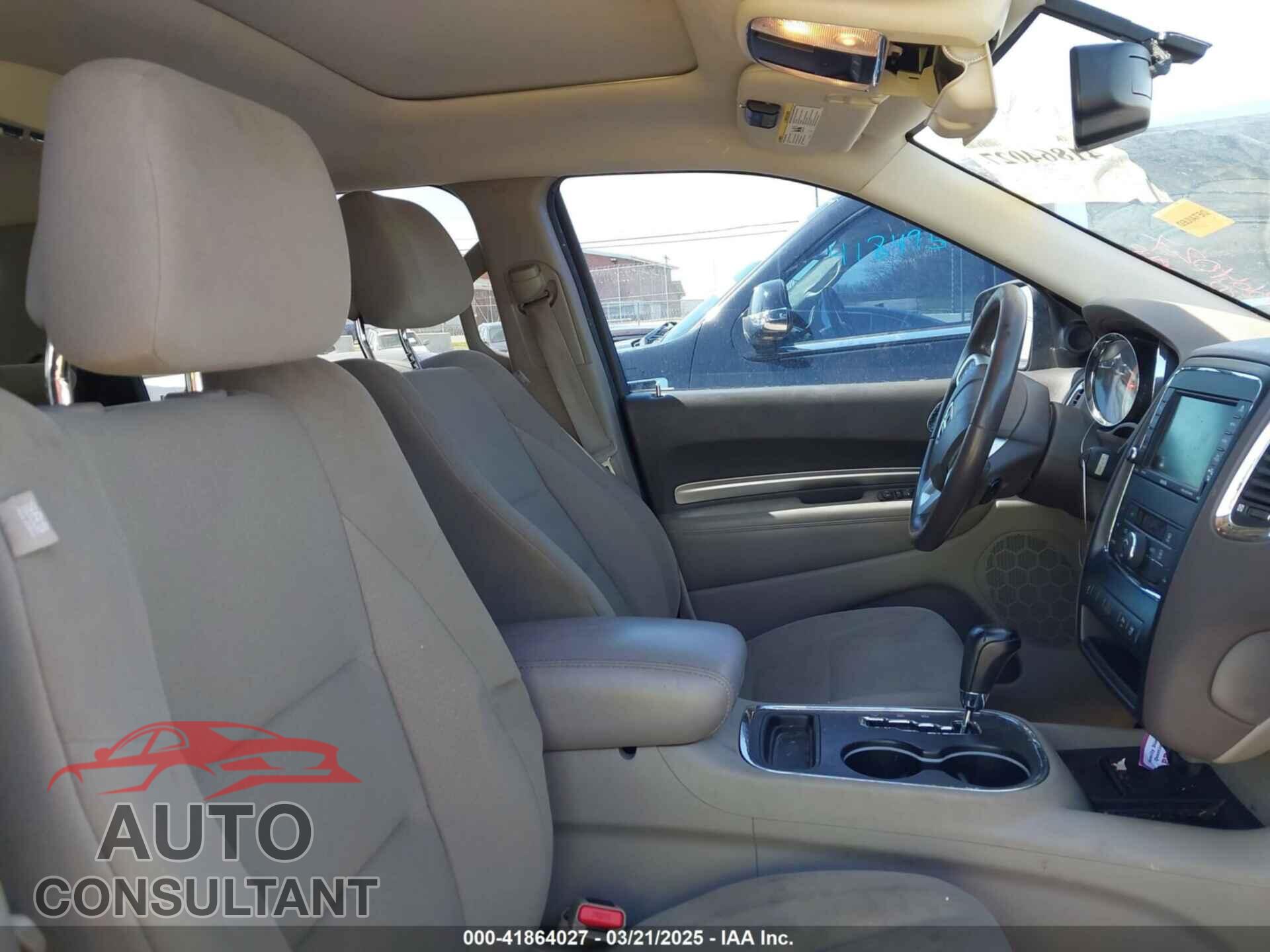 DODGE DURANGO 2012 - 1C4RDJAGXCC336240