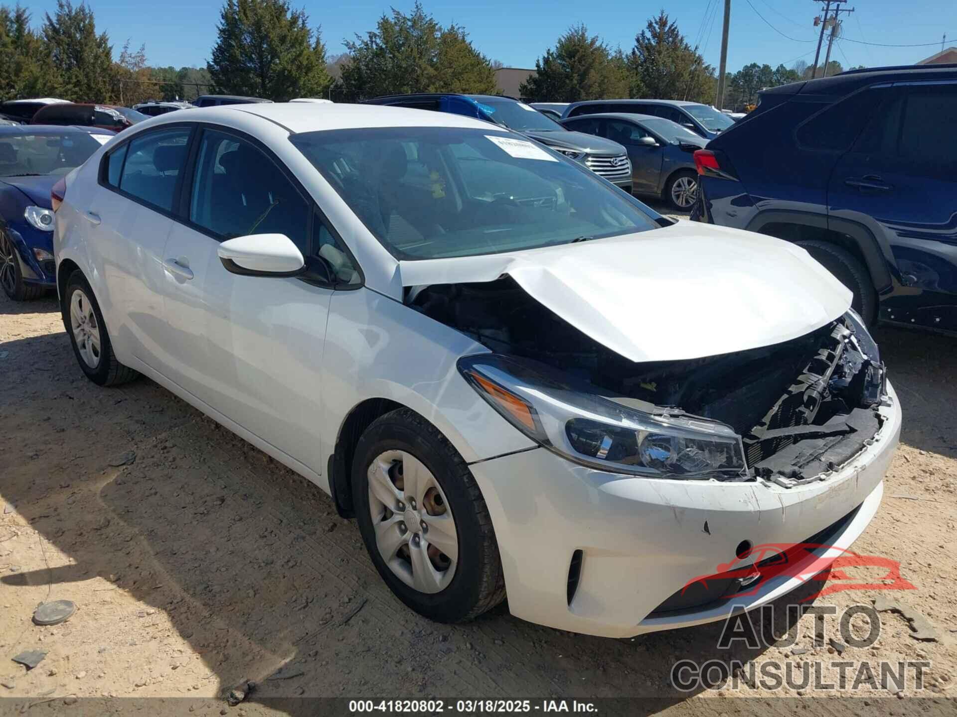 KIA FORTE 2018 - 3KPFL4A73JE181110