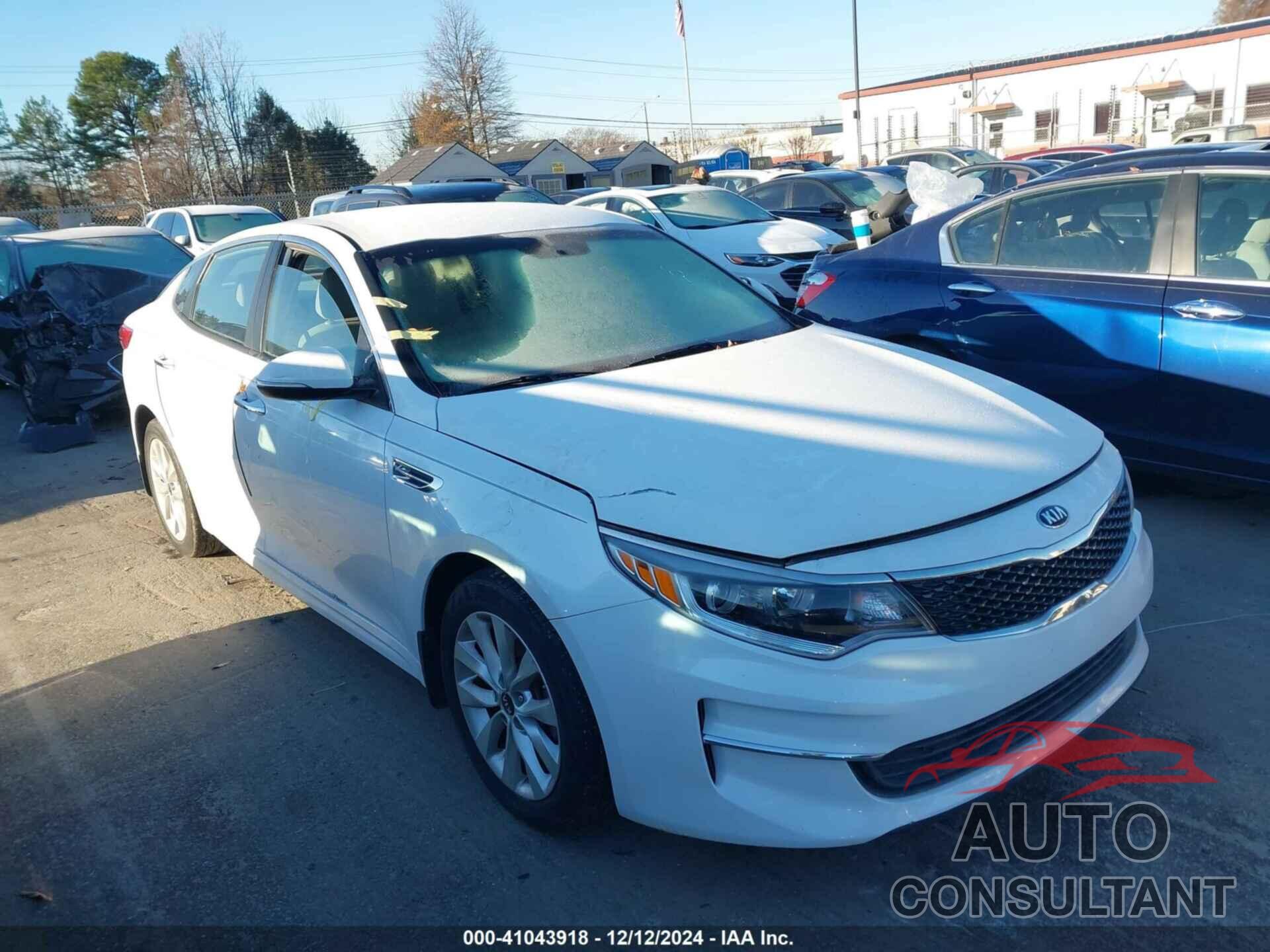 KIA OPTIMA 2018 - 5XXGT4L34JG255284