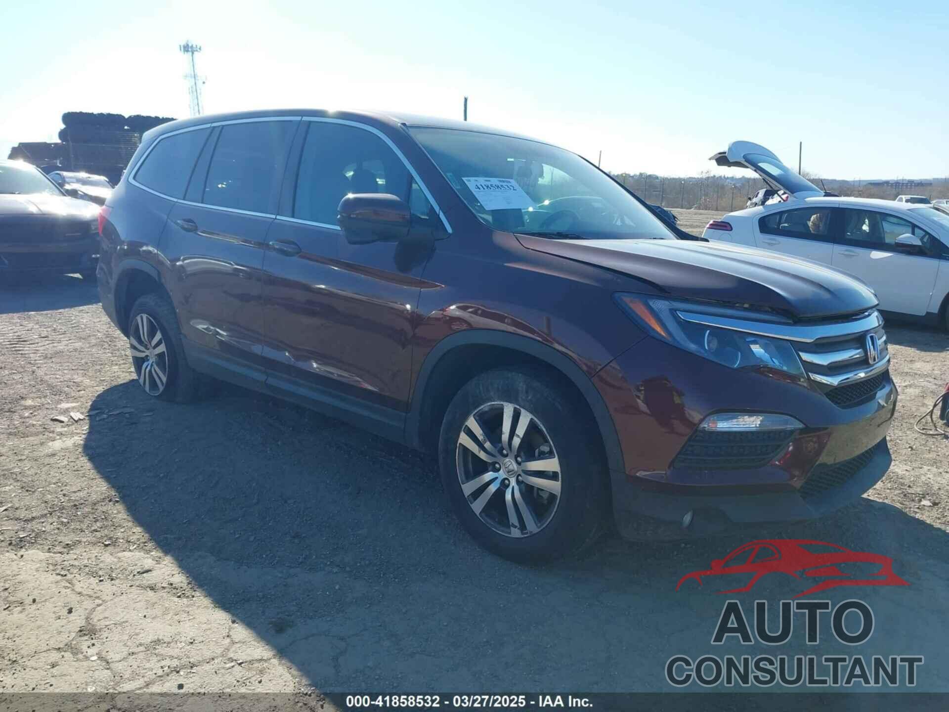 HONDA PILOT 2017 - 5FNYF6H59HB044239