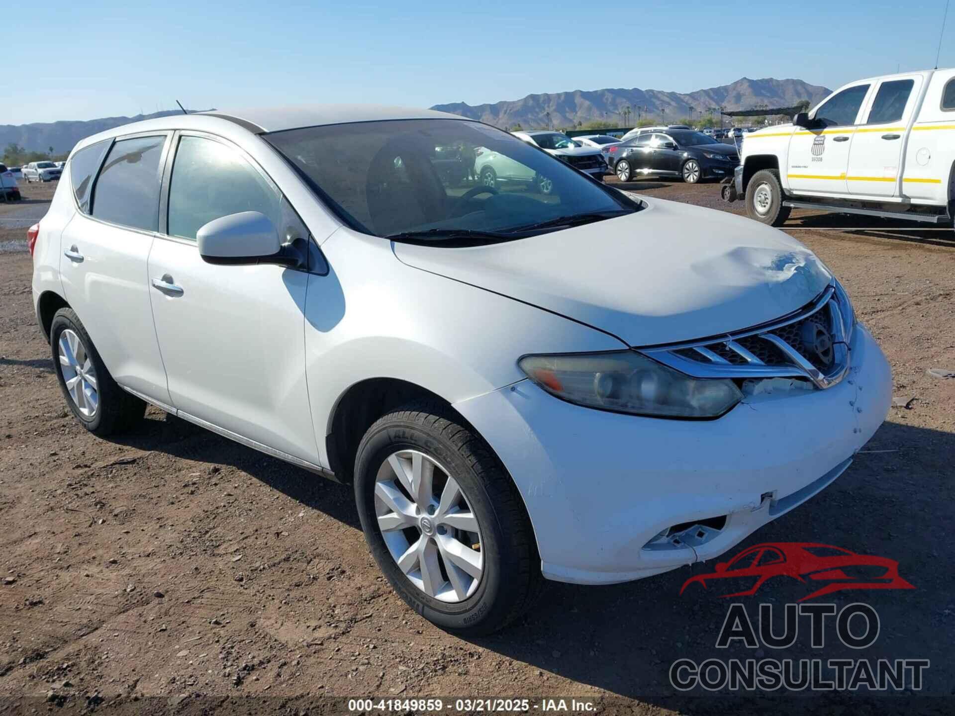 NISSAN MURANO 2013 - JN8AZ1MU4DW207026