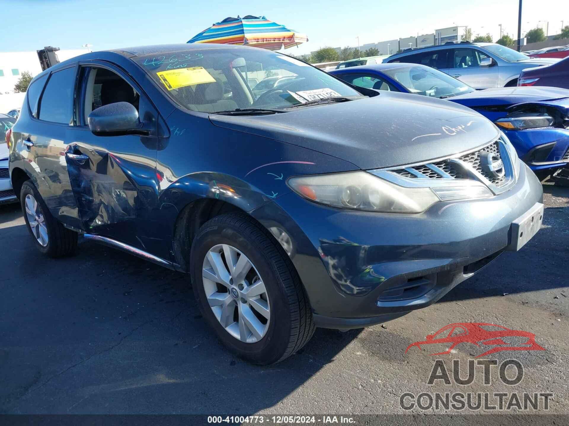 NISSAN MURANO 2011 - JN8AZ1MU4BW062650