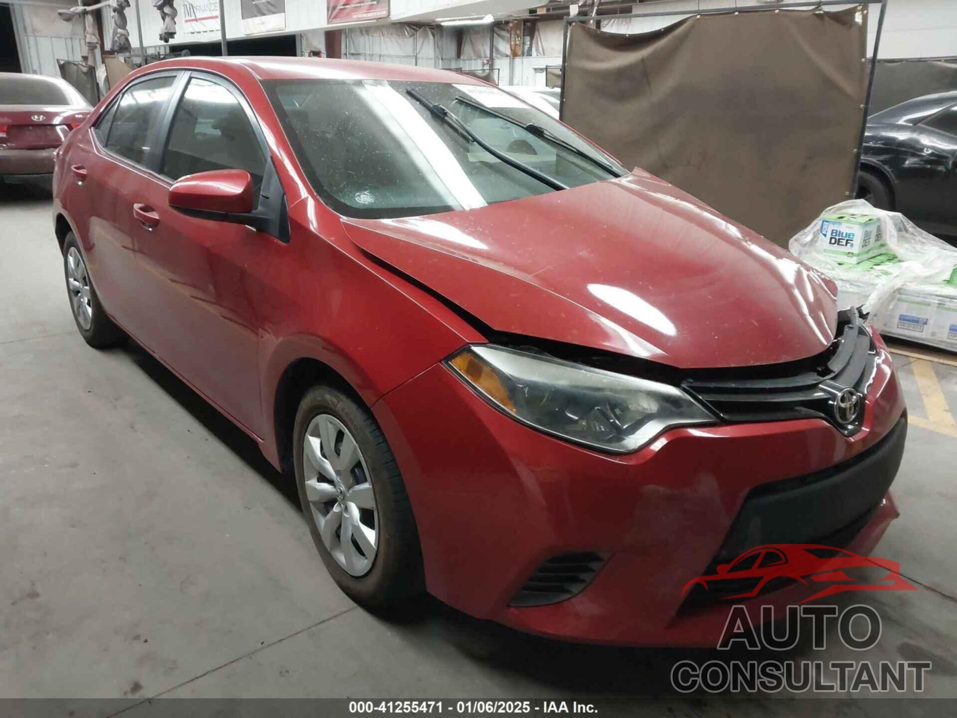 TOYOTA COROLLA 2016 - 2T1BURHE9GC643271