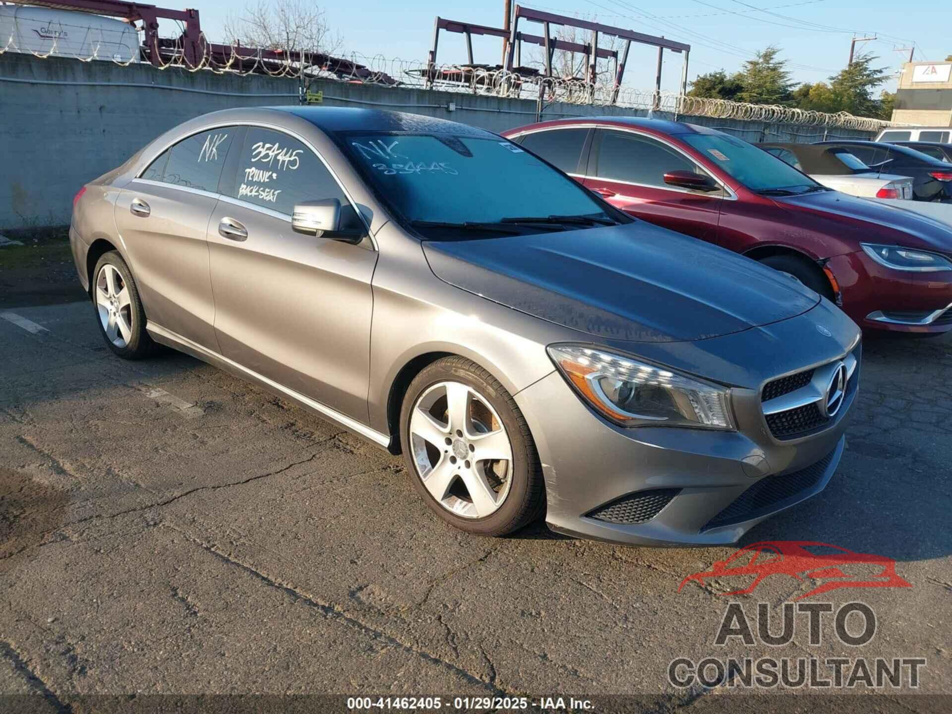 MERCEDES-BENZ CLA 250 2016 - WDDSJ4GB9GN354445