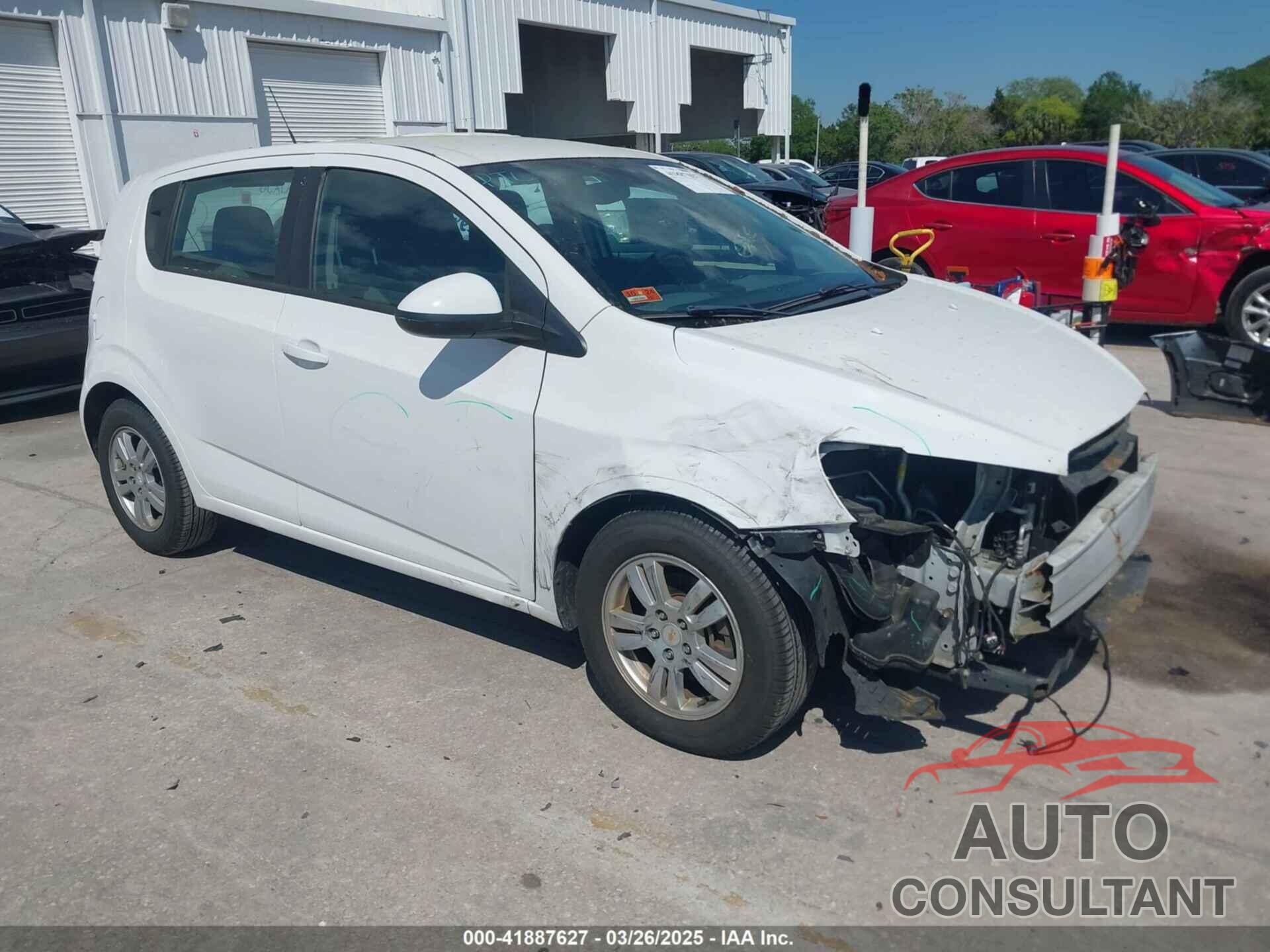 CHEVROLET SONIC 2012 - 1G1JA6SH8C4142206