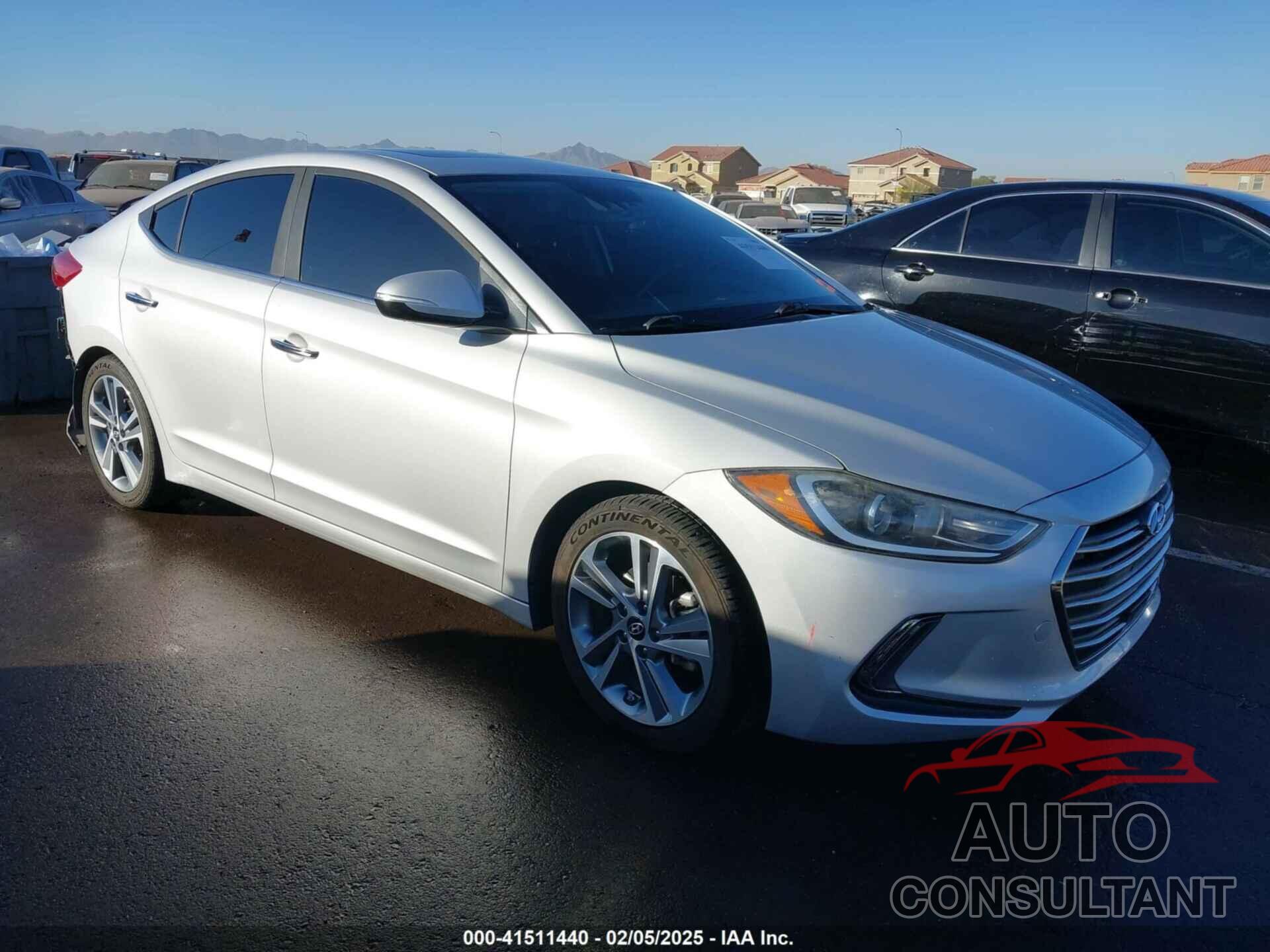 HYUNDAI ELANTRA 2017 - KMHD84LF2HU160110