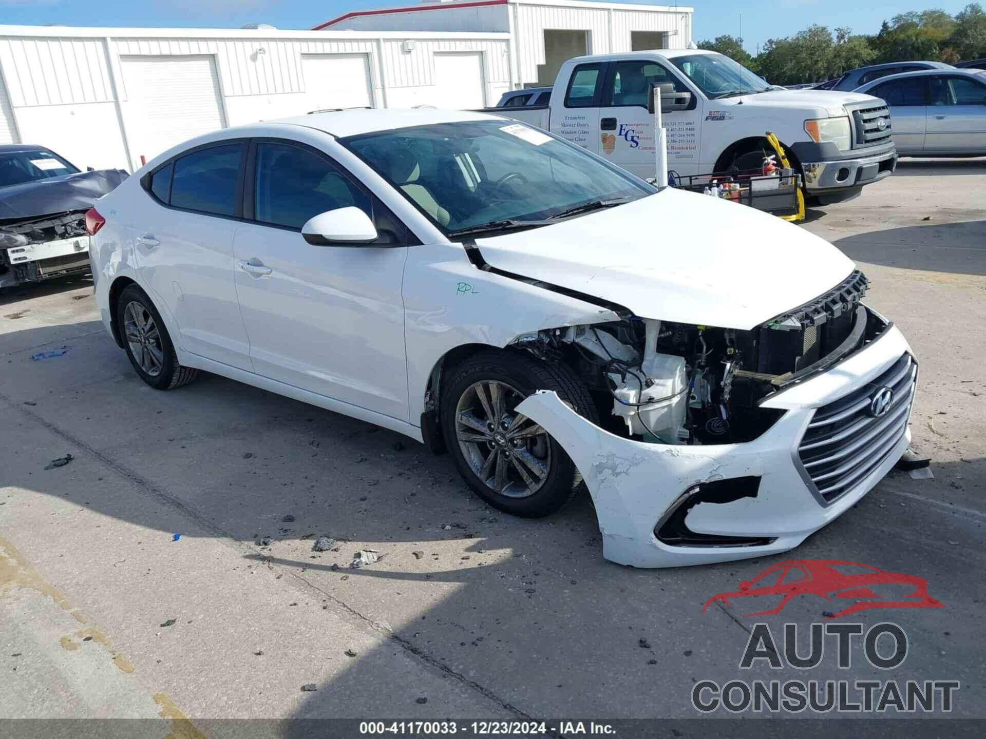 HYUNDAI ELANTRA 2017 - 5NPD84LF4HH086817