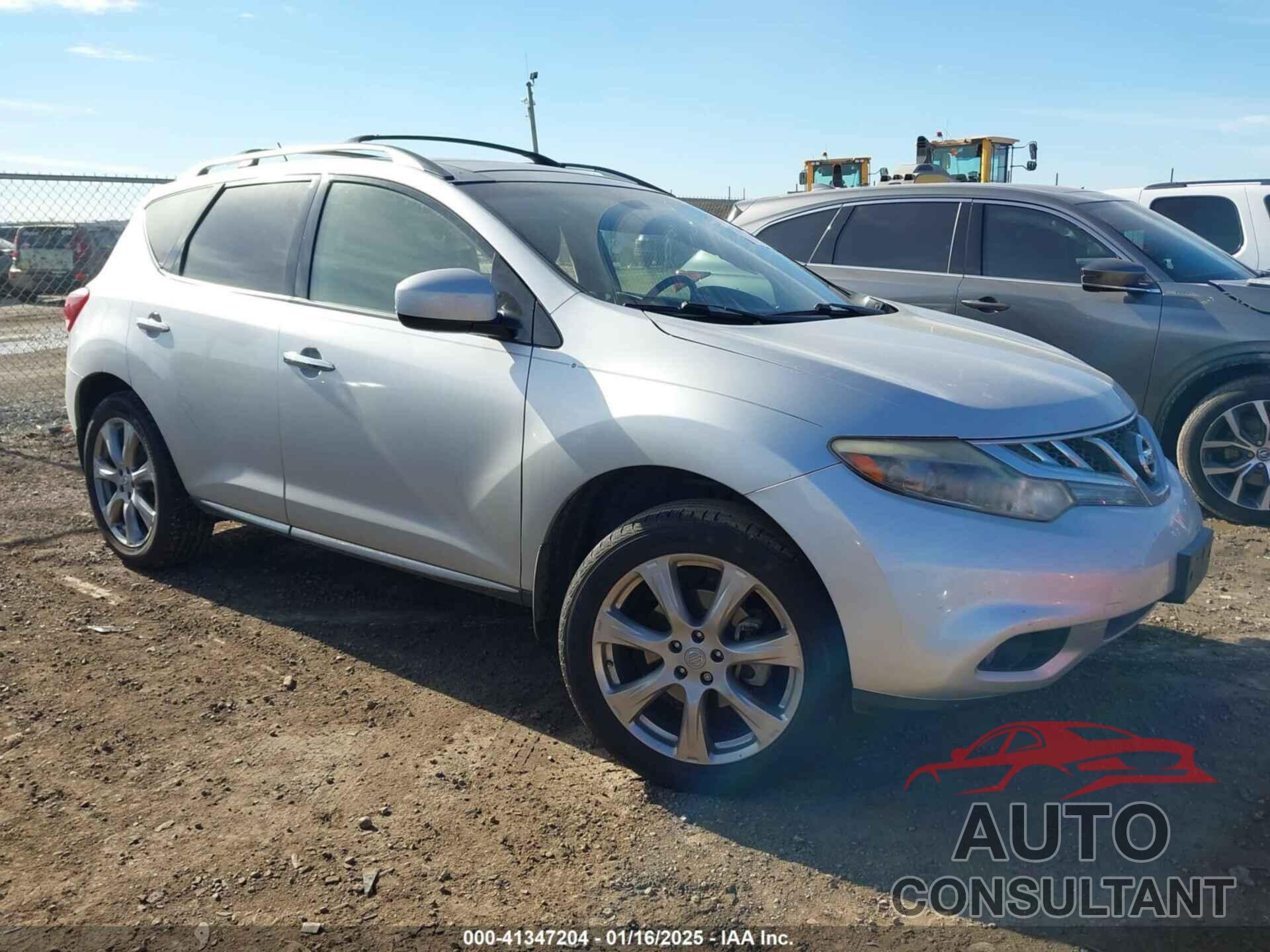 NISSAN MURANO 2012 - JN8AZ1MU4CW120063